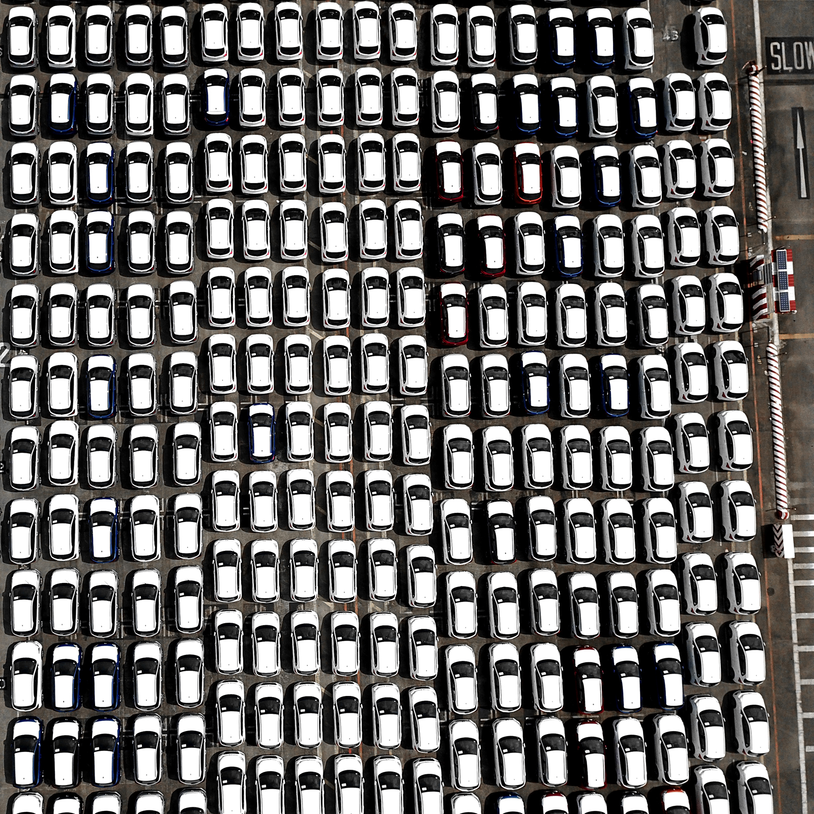  SPOT THE RED CARS - PORT OF SINGAPORE 