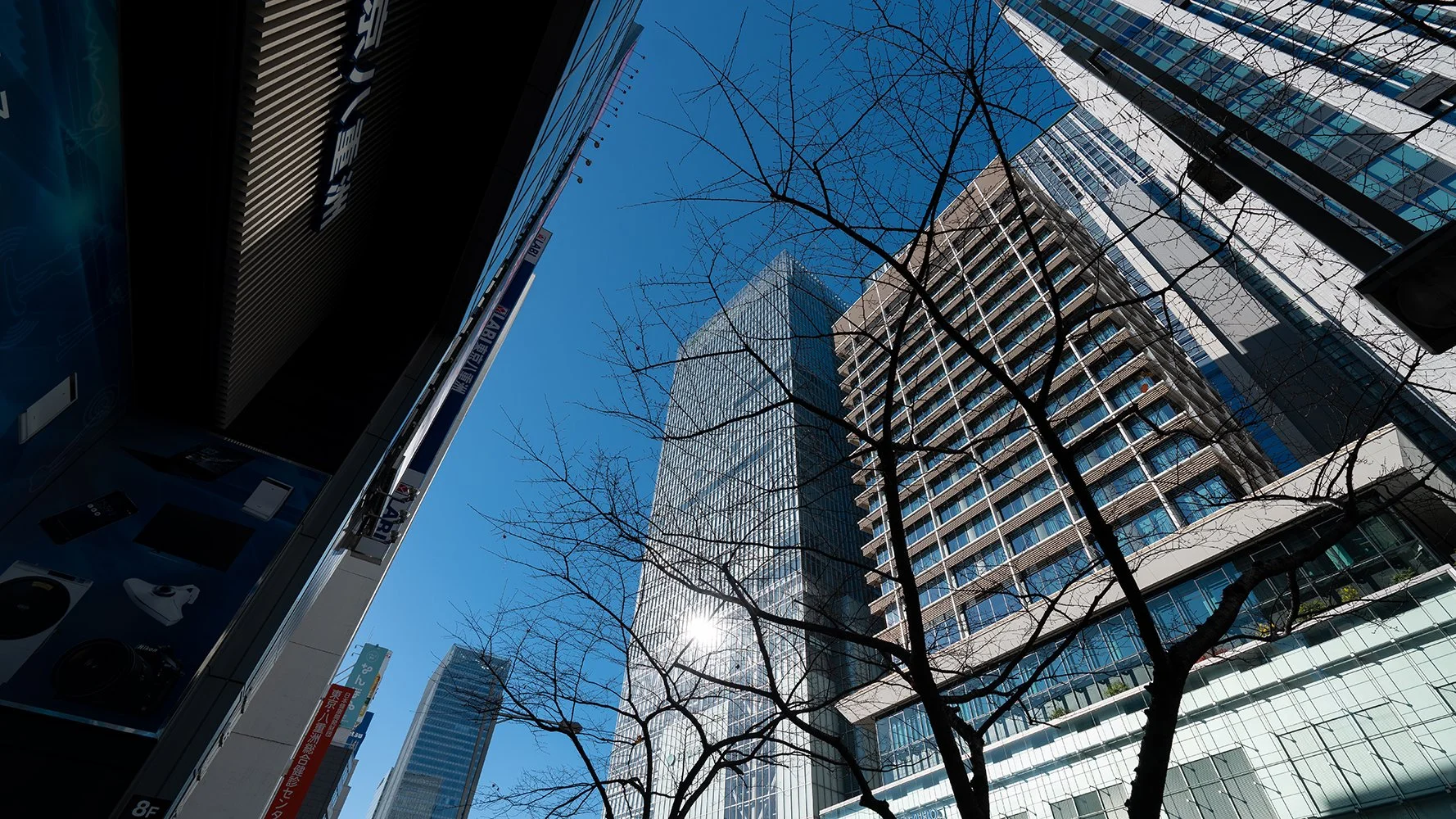  TOKYO JAPAN - WINTER SUN   