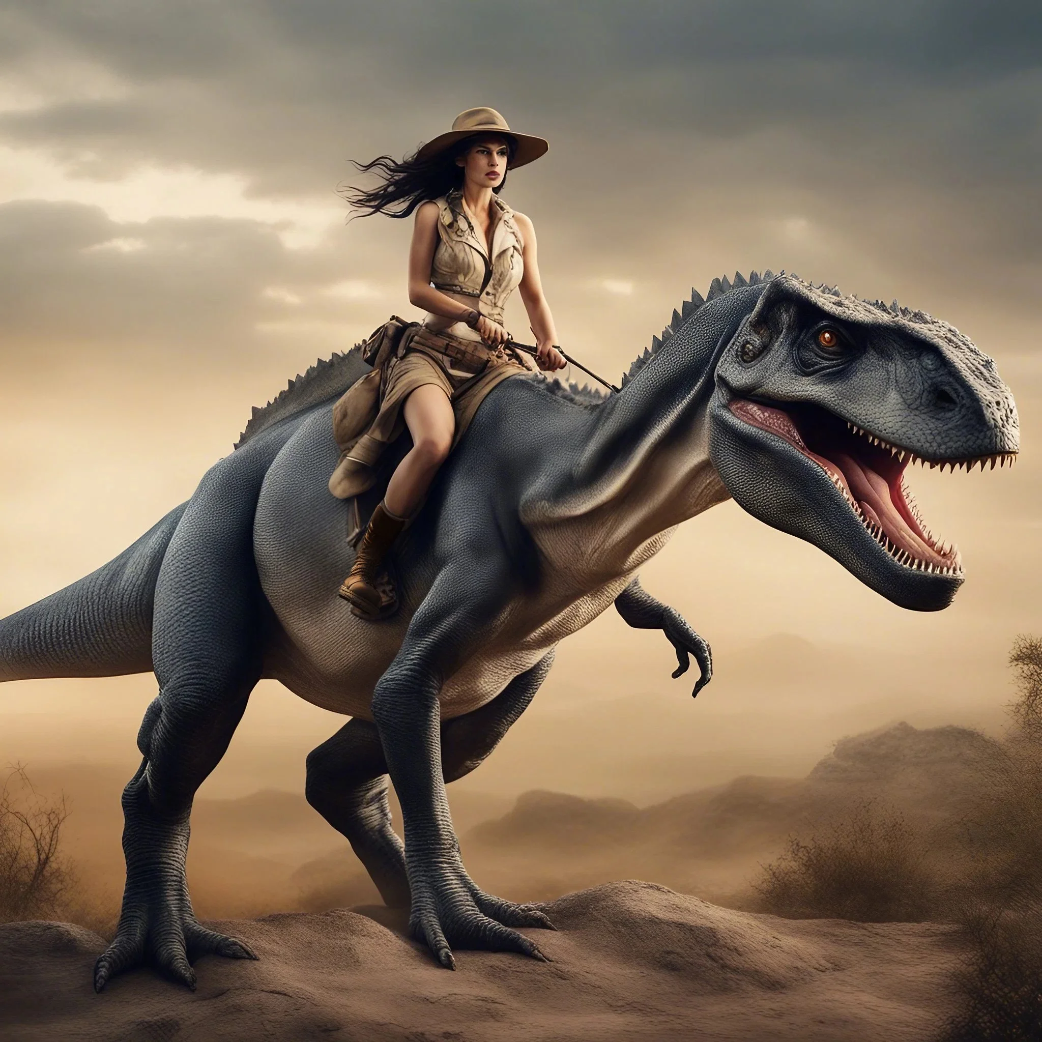  DINOSAURS EAT MAN WOMAN INHERITS THE EARTH 