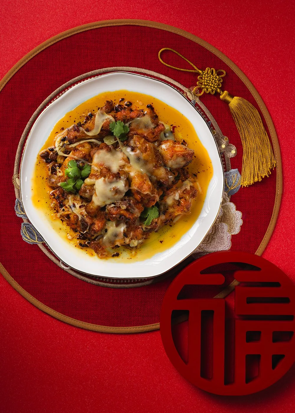   BUFALO WINGS WITH CHEESE AND MALA - COUNTRY FOODS CNY  