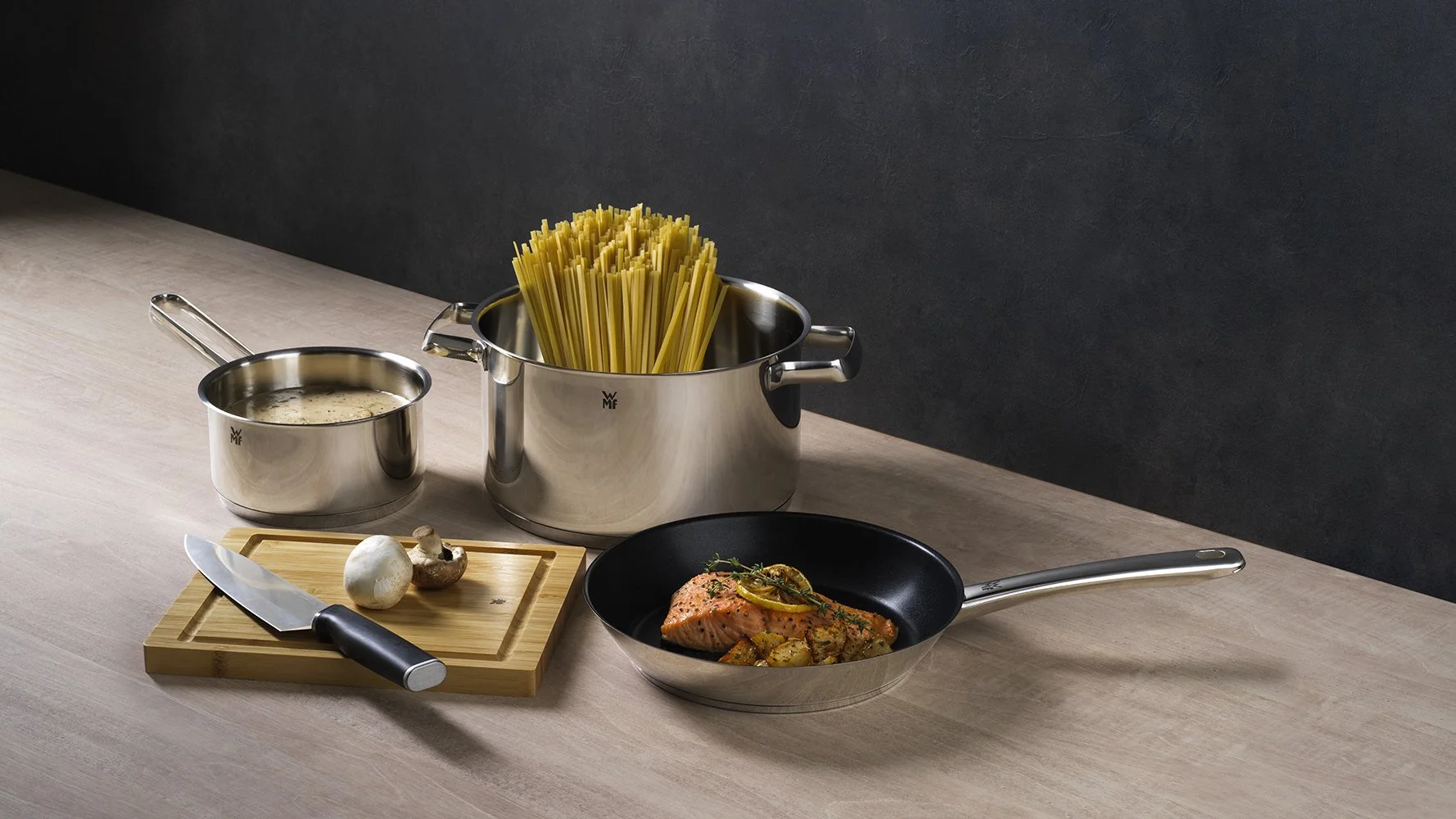  FINE INGREDIENTS DESERVE FIRST-CLASS COOKWARE - WMF 