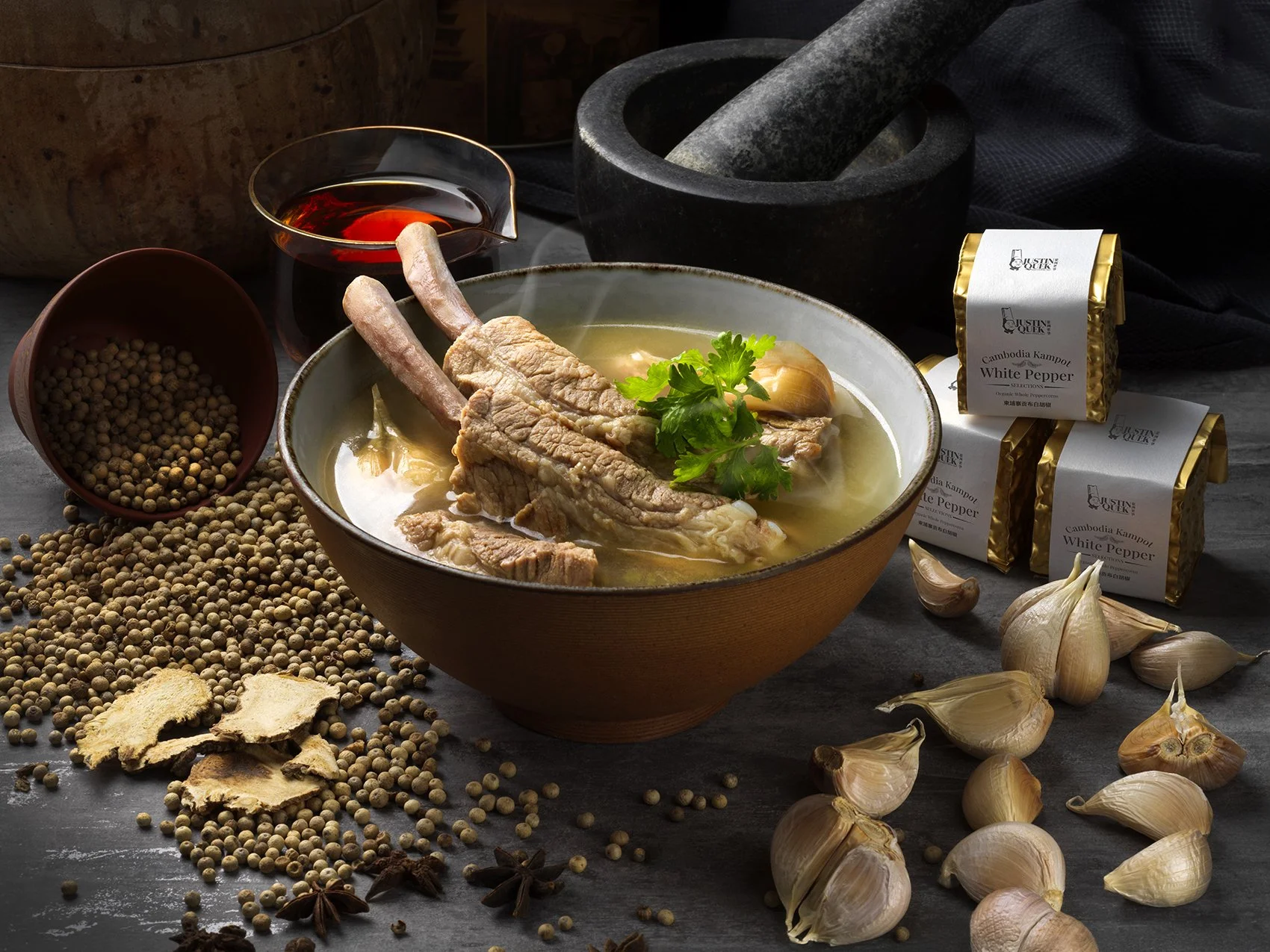  CHEF JUSTIN QUEK – CAMBODIA KAMPOT WHITE PEPPER 