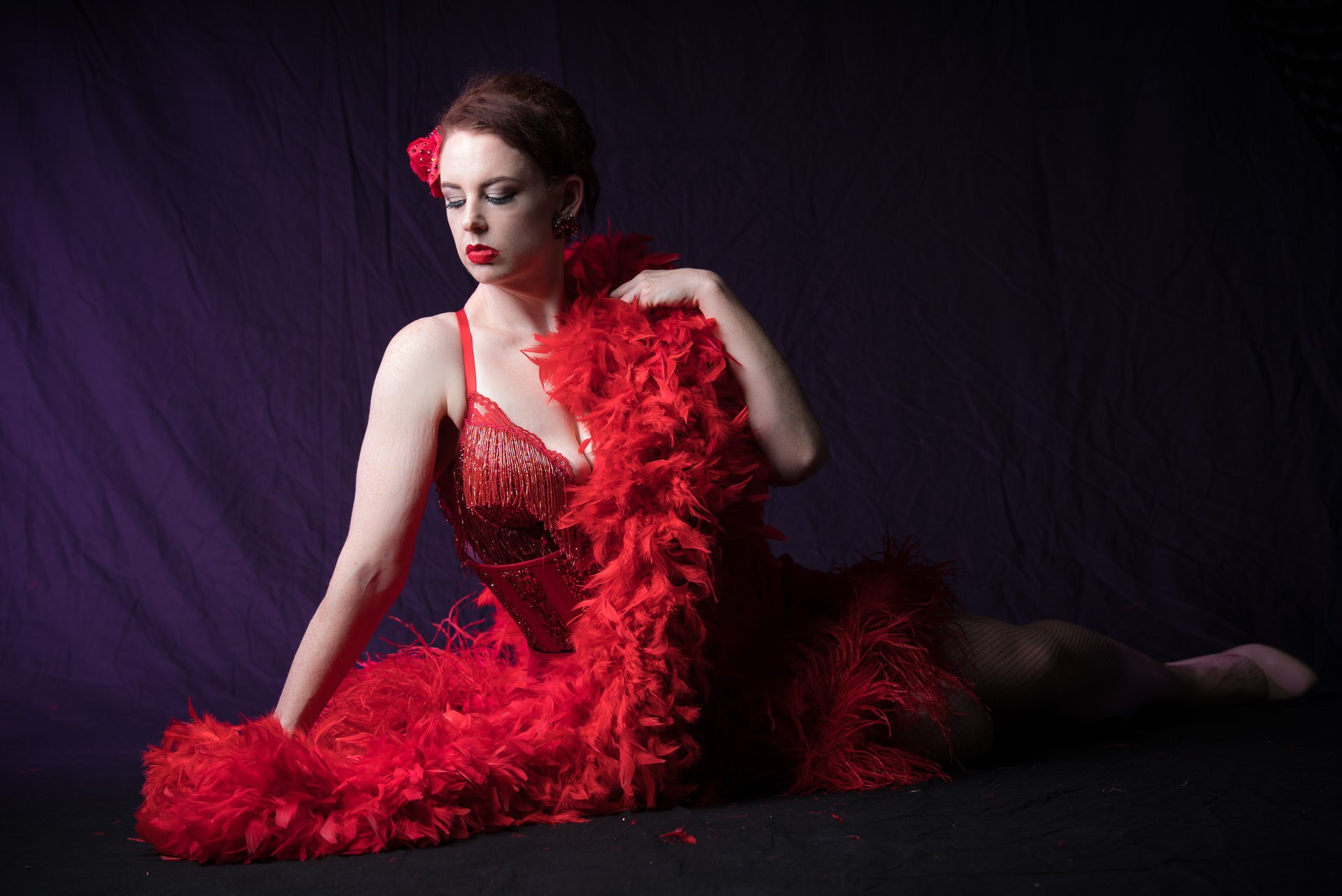 Burlesque performer Grace Cherry