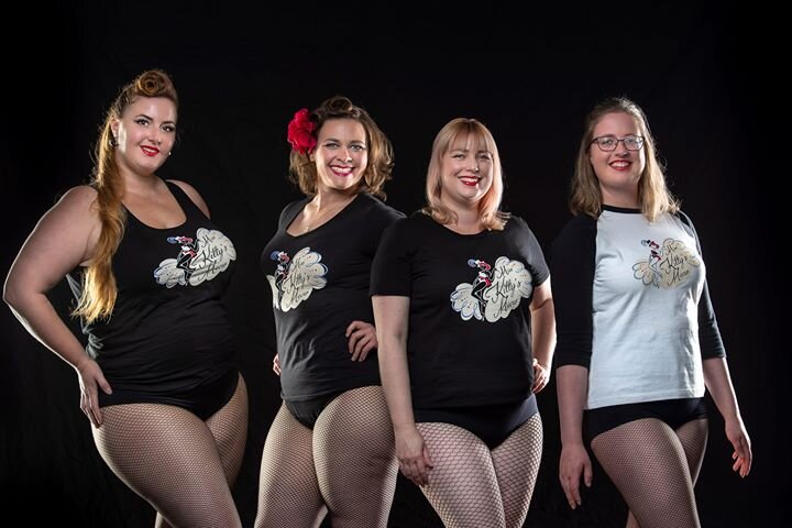 Burlesque students in Hobart 