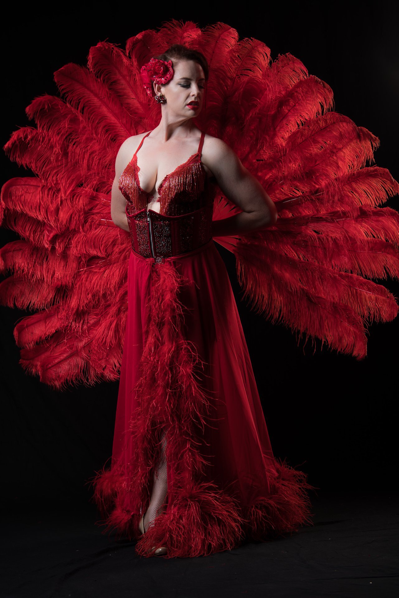 Red Costume - Grace Cherry - Studio