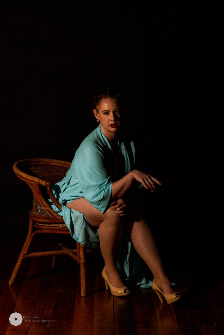 Grace Cherry - Turquoise Robe  - Photo by Help Capture 