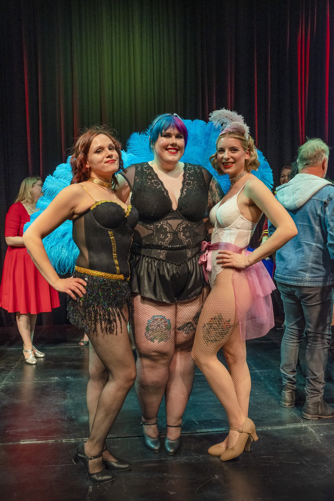Loz, Claire and Bea - Bea and Parnter- Burlesque Showcase - Moonah Arts Centre