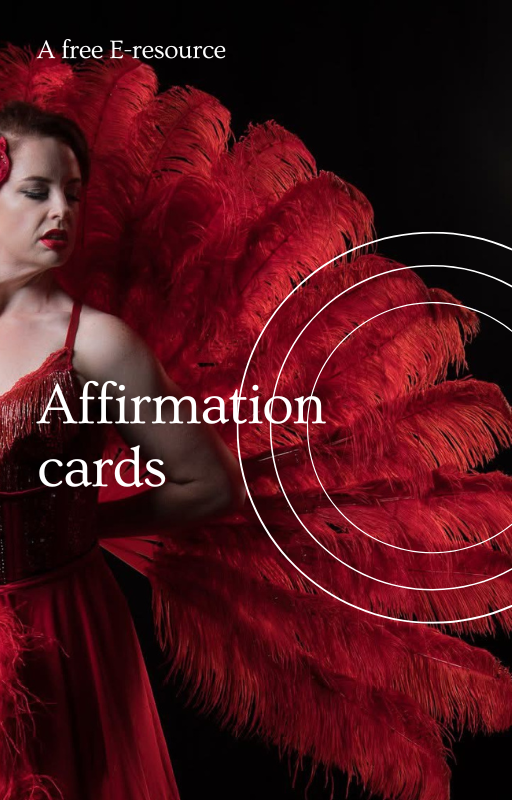 Printable Affirmation Cards for Burlesque Performers – Empowering Stage & Self-Love Mantras