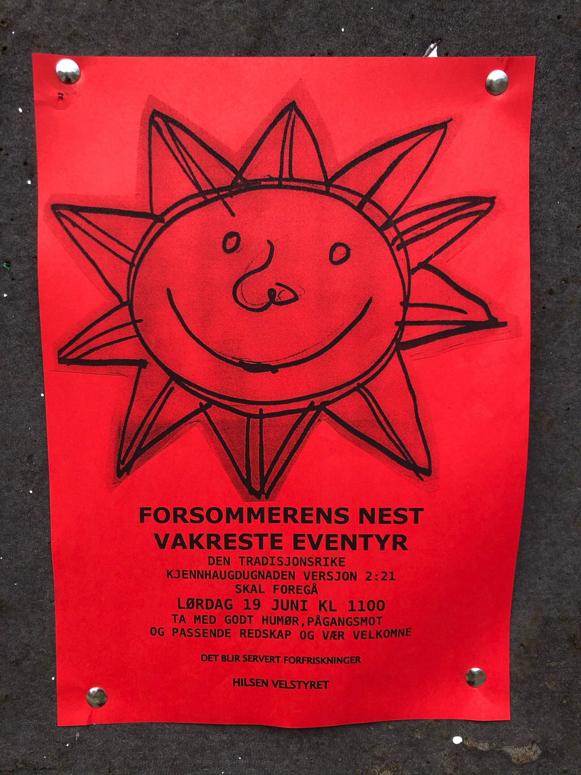 Kjennhaugdugnad 19 juni.