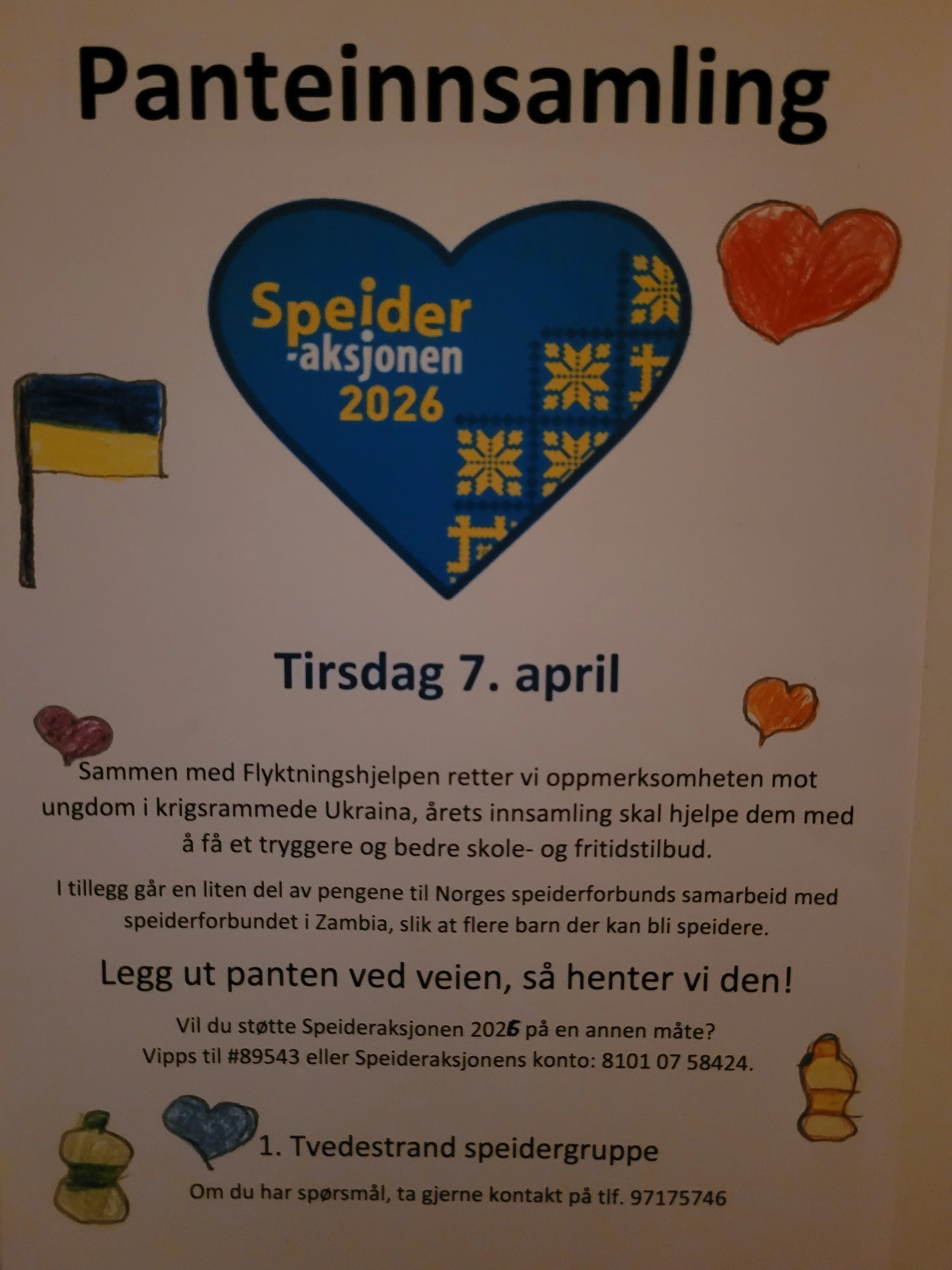 Årets Speideraksjon - Panteinnsamling 