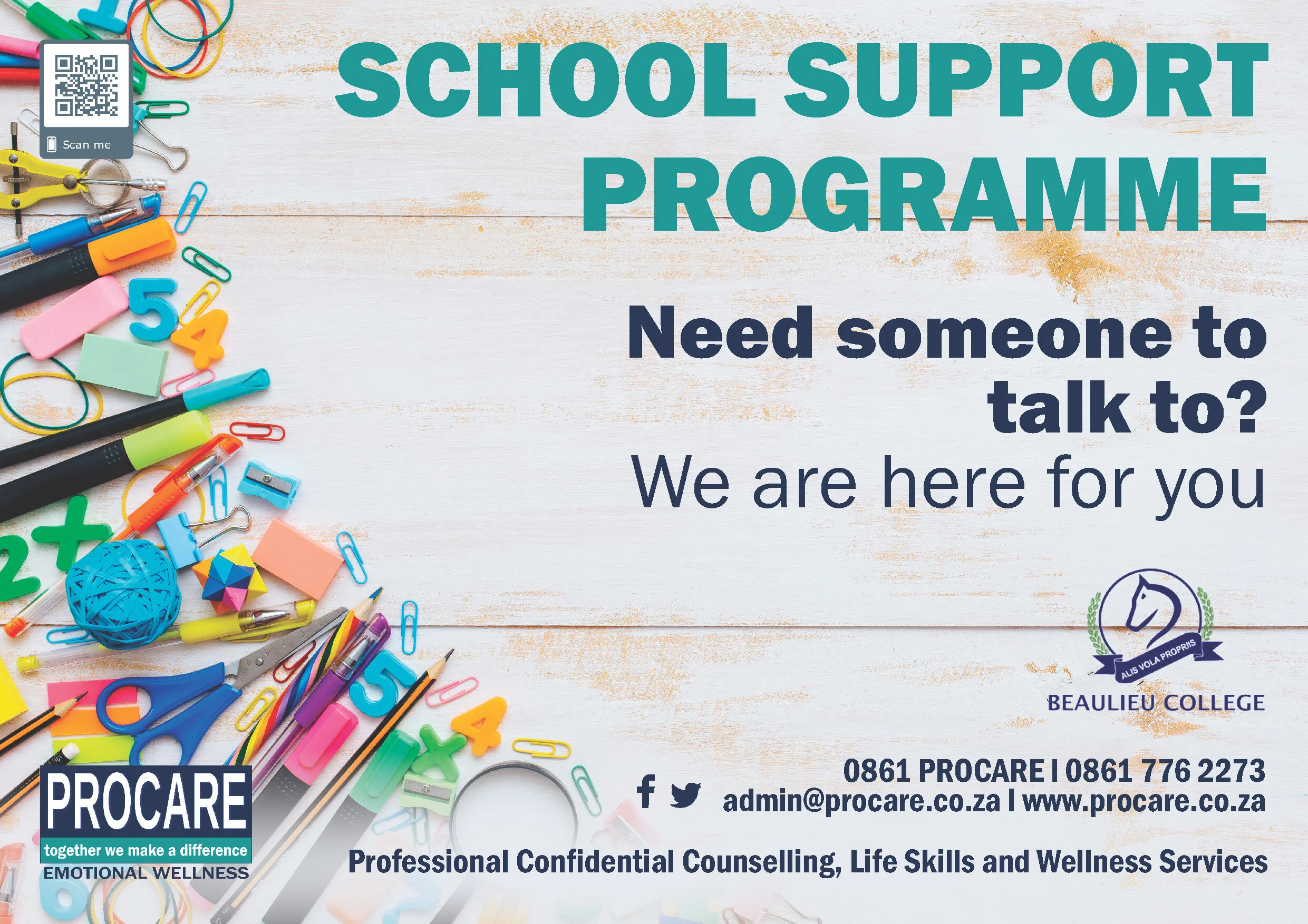 SCHOOL SUPPORT  PROGRAMME Poster 2021 Option 2