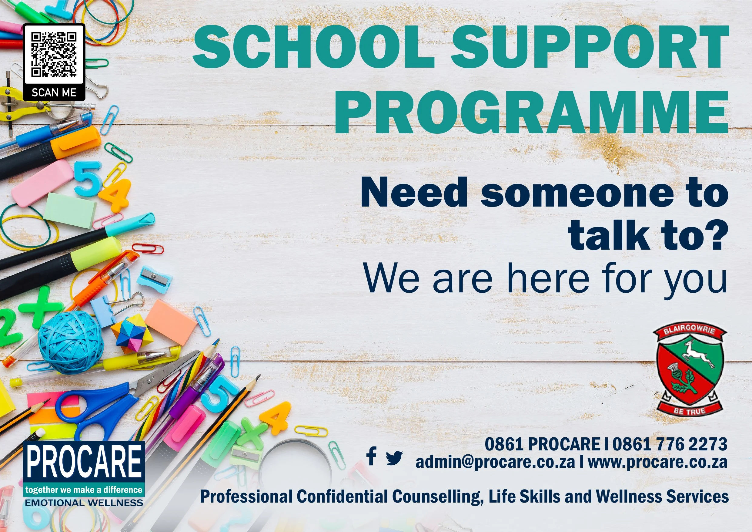 SCHOOL SUPPORT  PROGRAMME Poster 2021