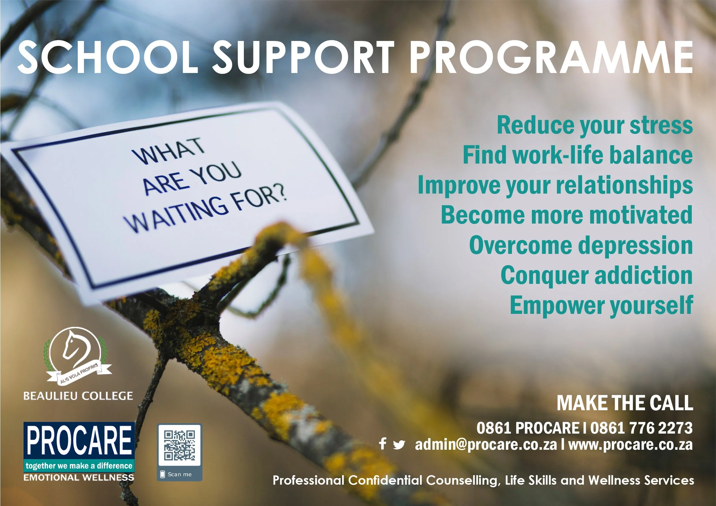 SCHOOL SUPPORT  PROGRAMME Poster 2021 Option 1