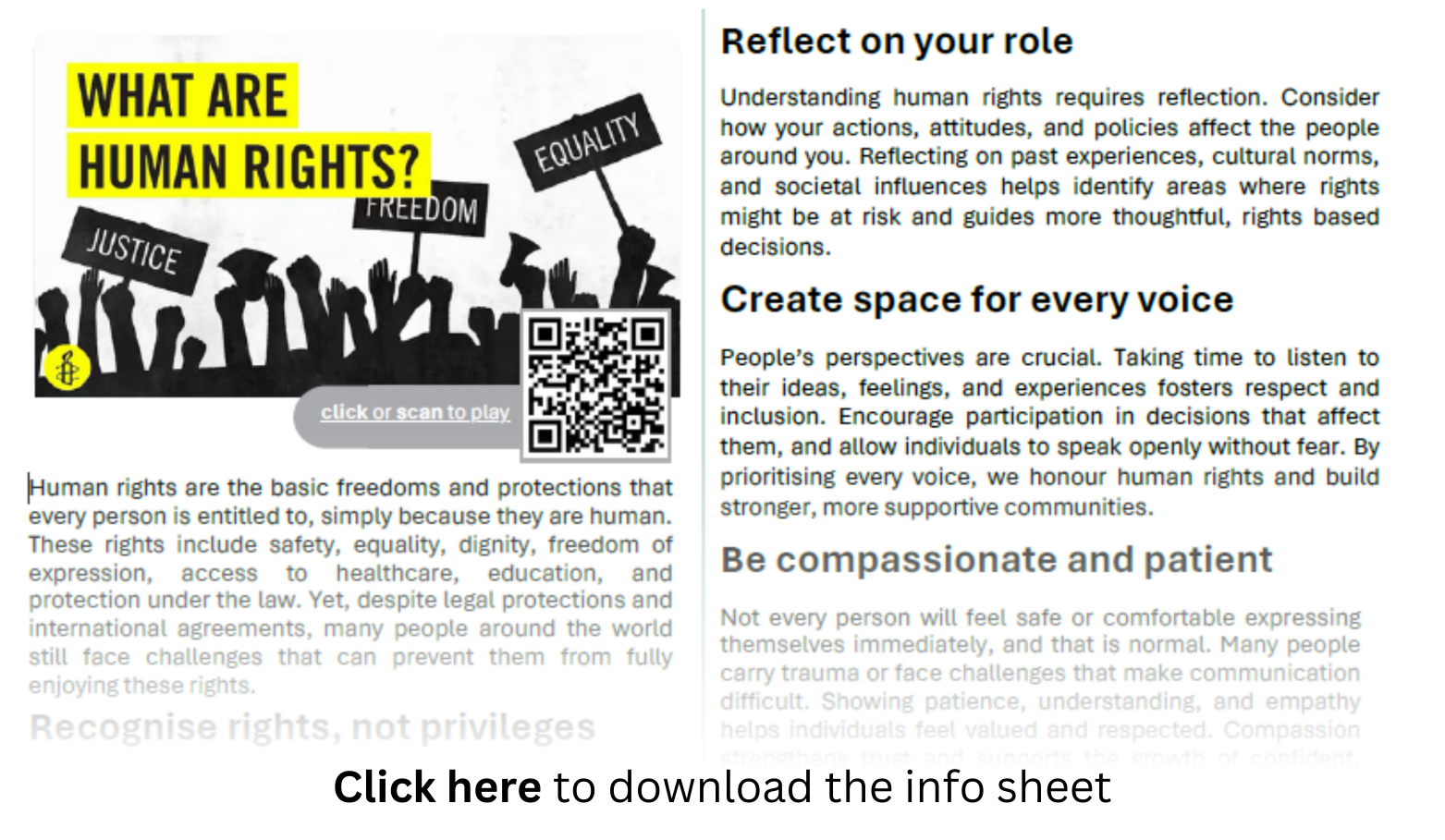 Act Right: Understanding Human Rights