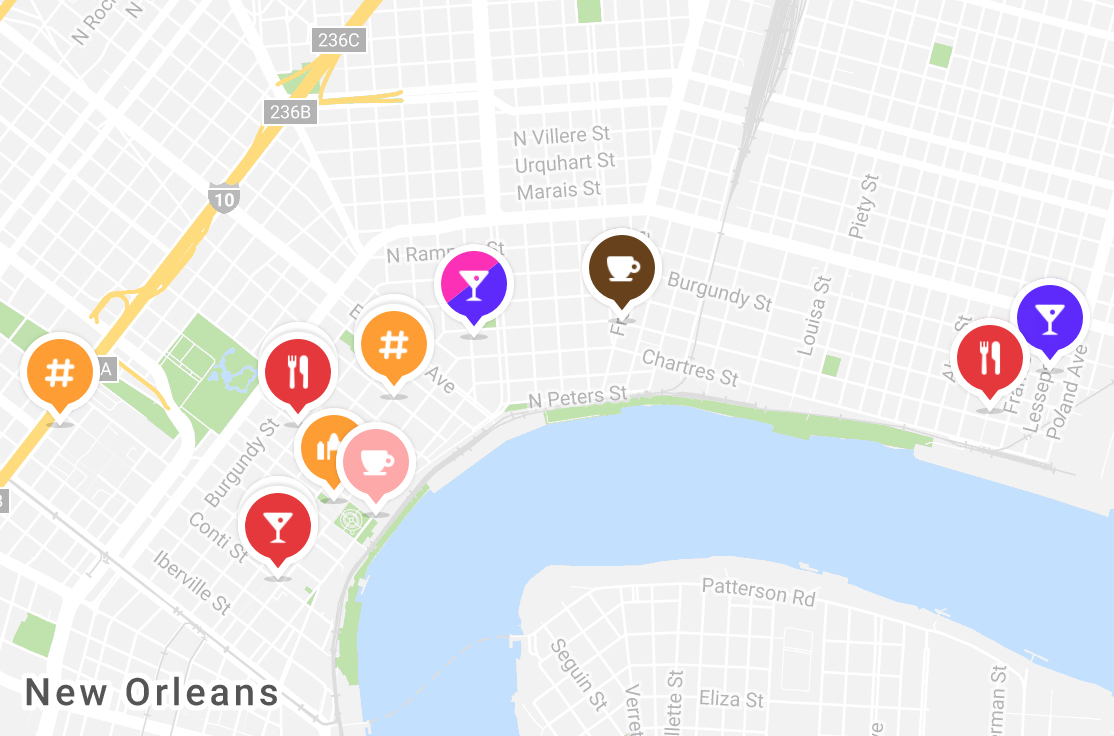 Click on the image or this link to add me on Mapstr (@jmsaponaro) and access my Wander List maps