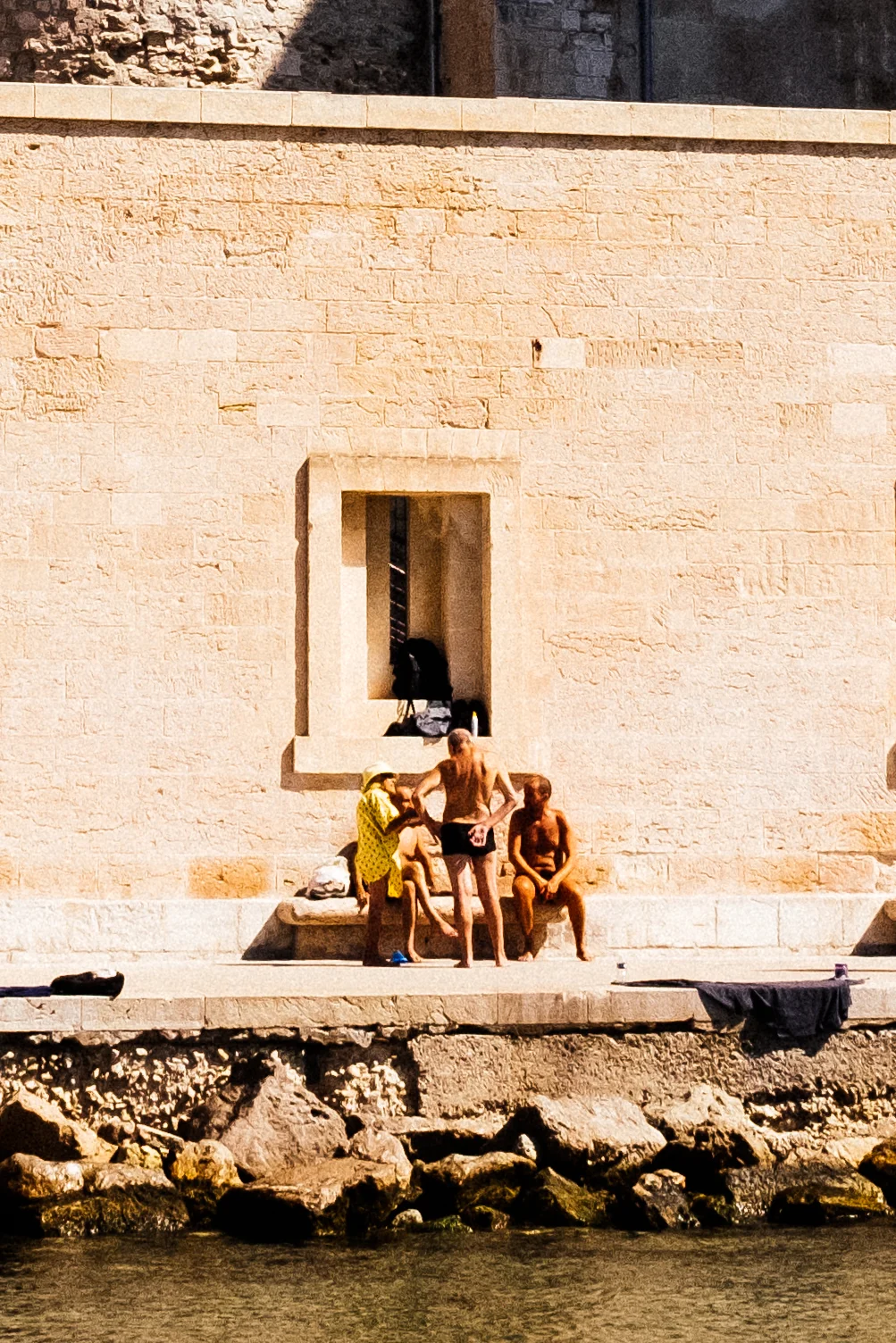 Marseille inhabitant at Fort Saint Jean