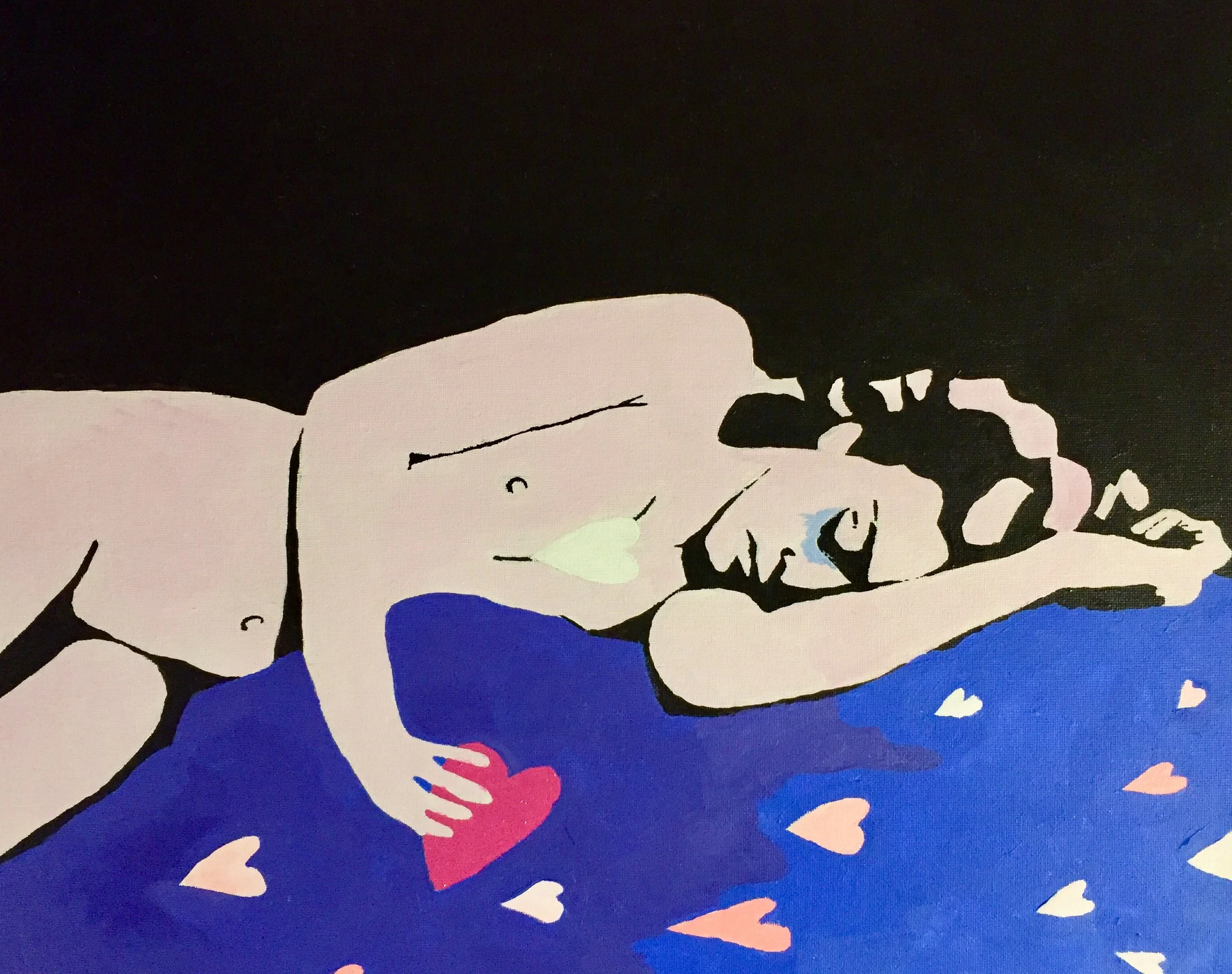 Sea of Heartsacrylic on canvas - 20”x16”2018