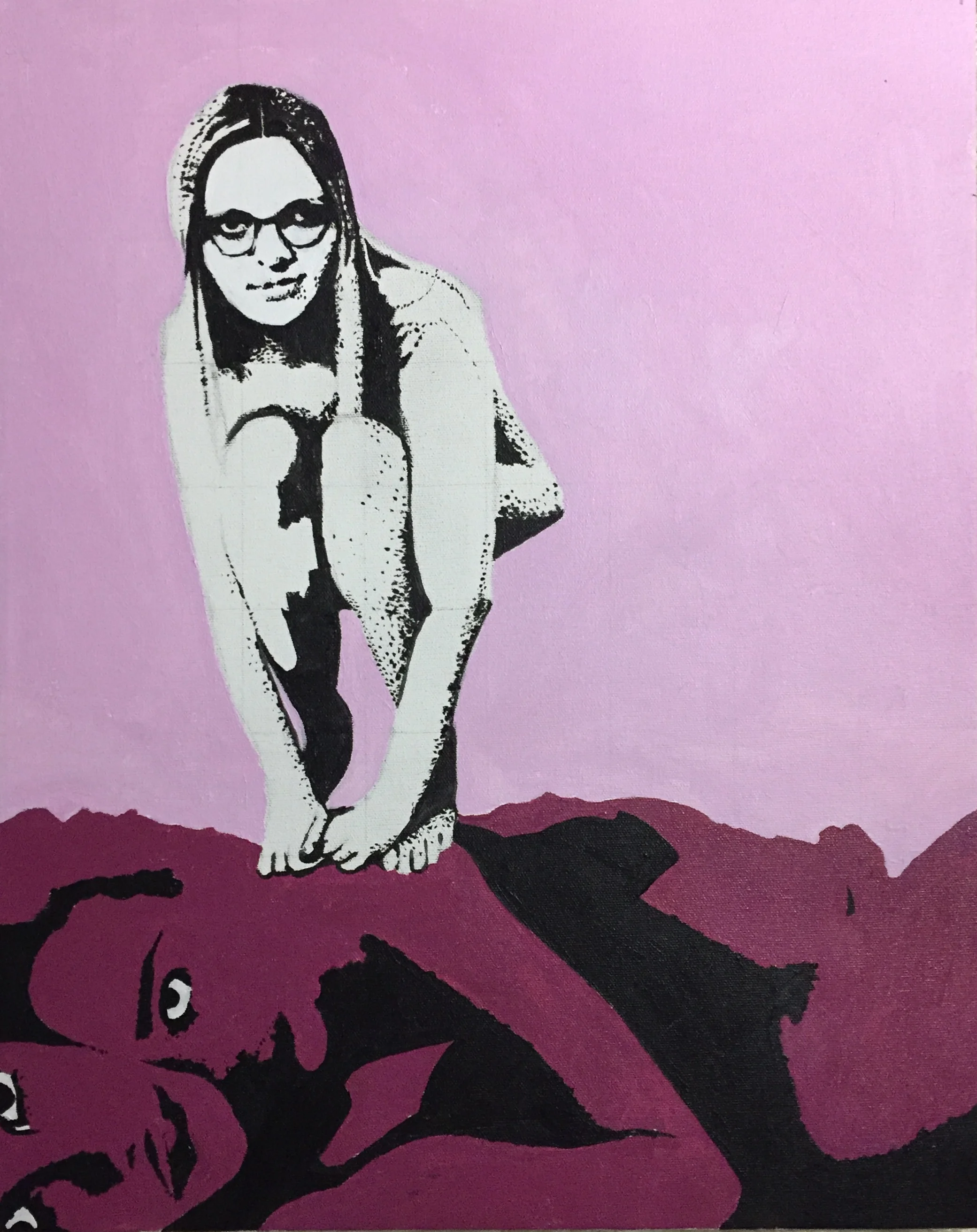 Sarahacrylic on canvas - 16”x20”2017