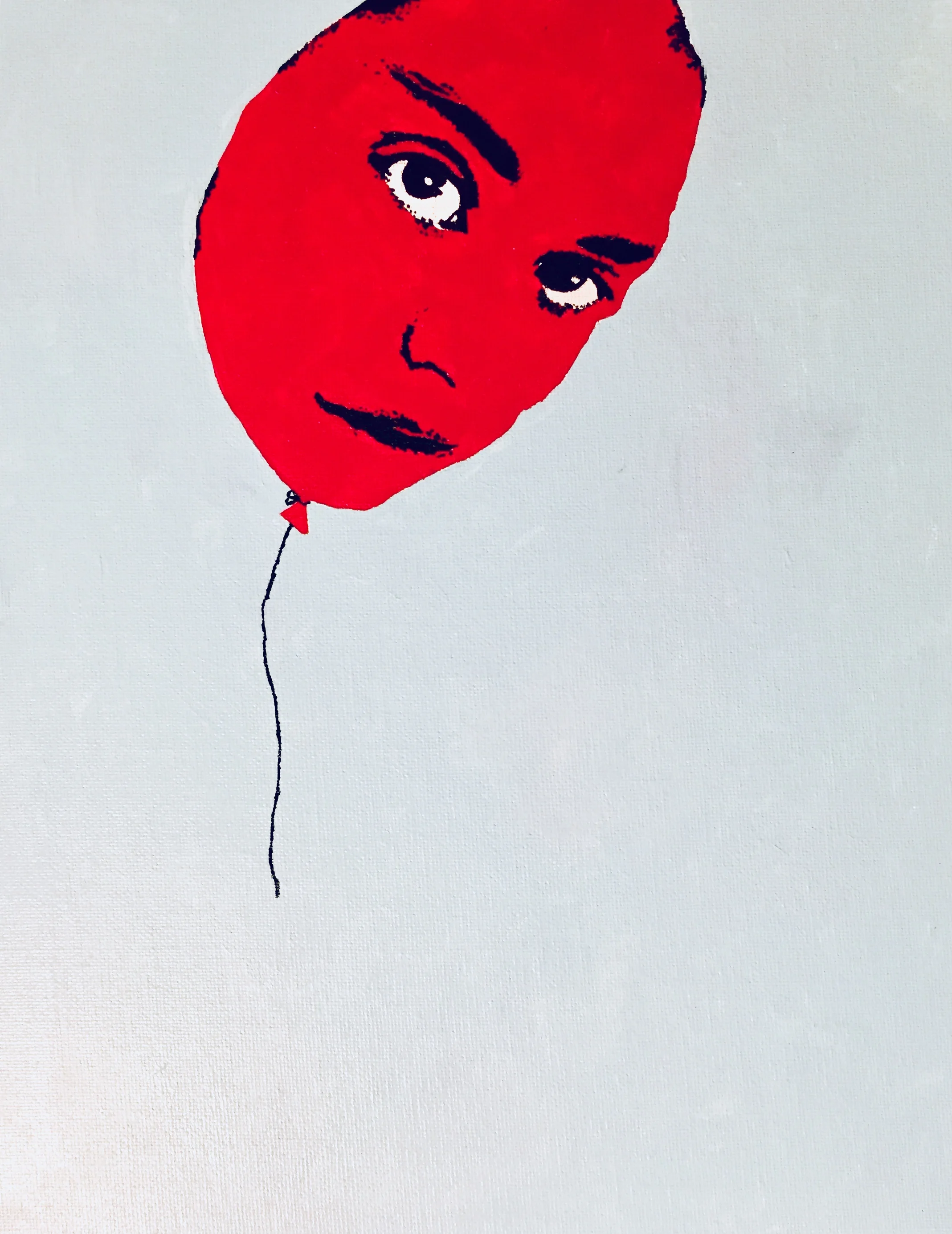 The Introvertacrylic on canvas board - 11”x14”2018