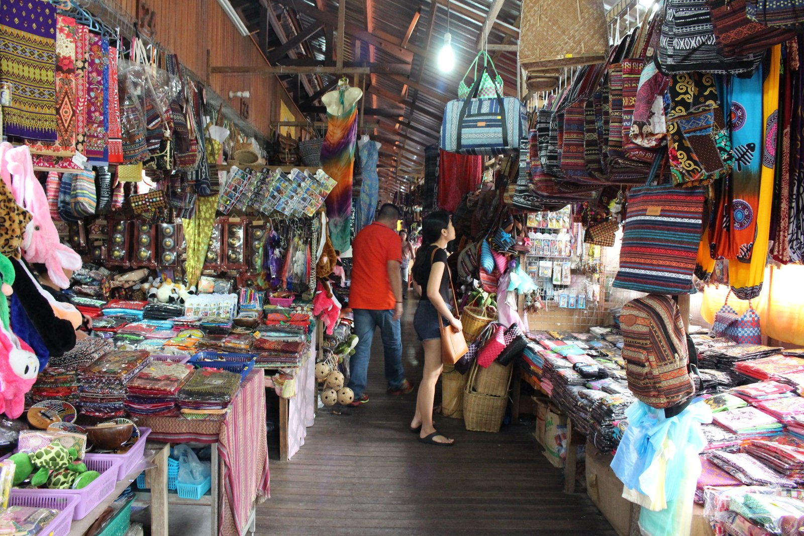 Browsing at Nabalu Market