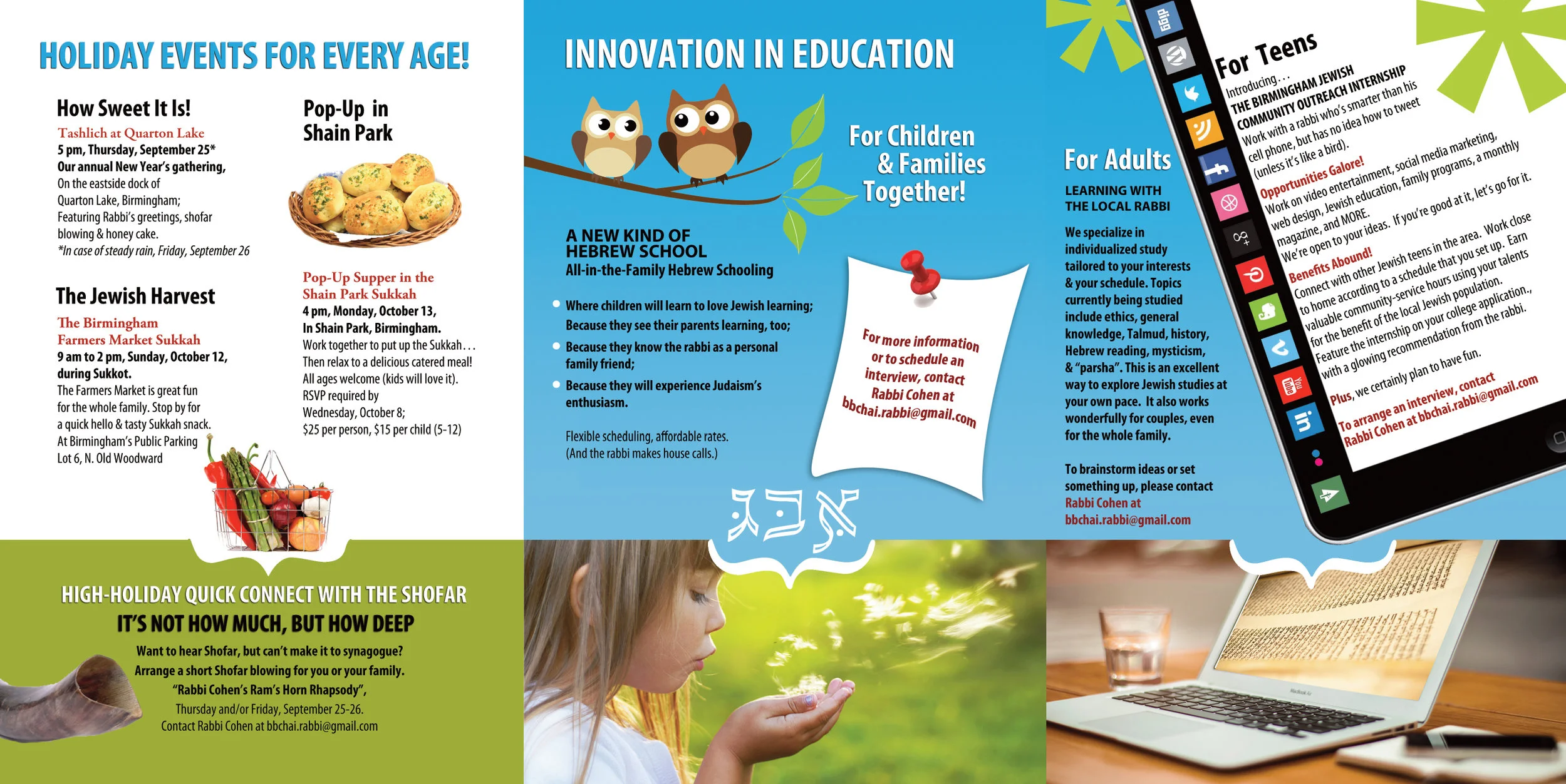 Chai Center Program Brochure
