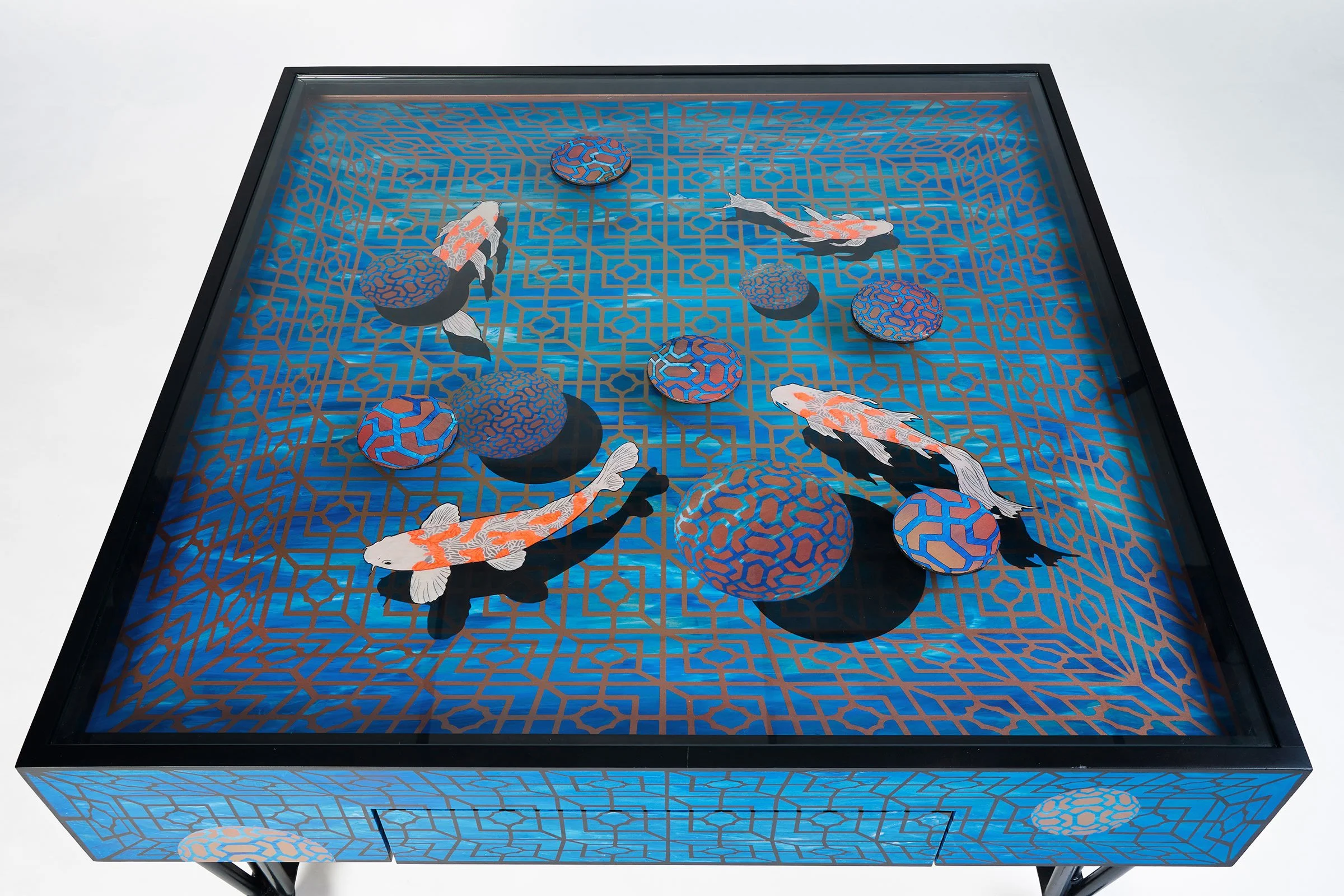 pond of dreams side view with coasters