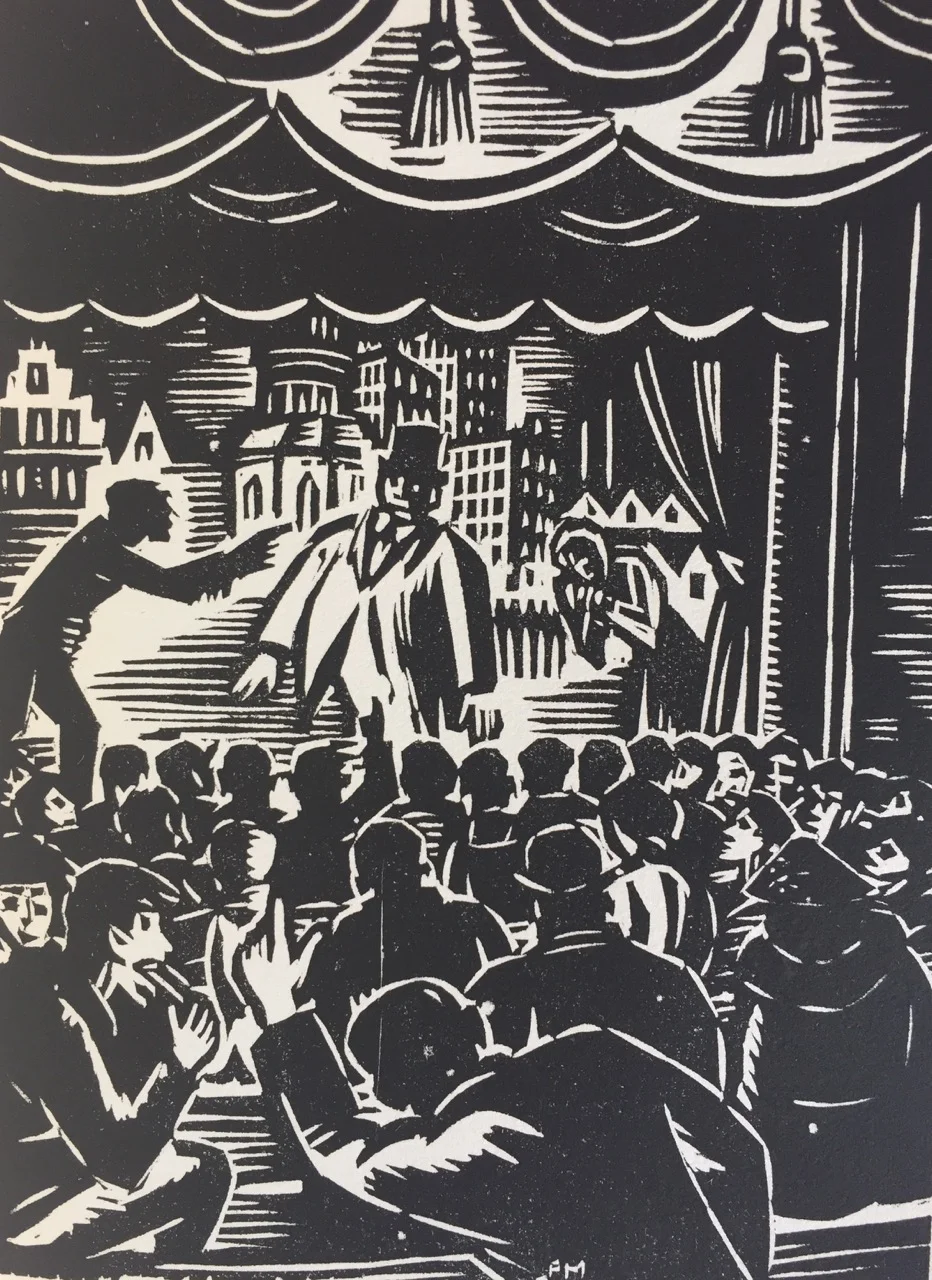 © Frans Masereel, Mon pays, 1956.