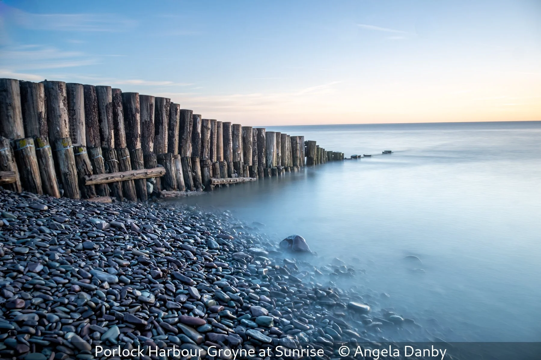 15_Porlock Harbour Groyne at Sunrise_Angela Danby_.jpg
