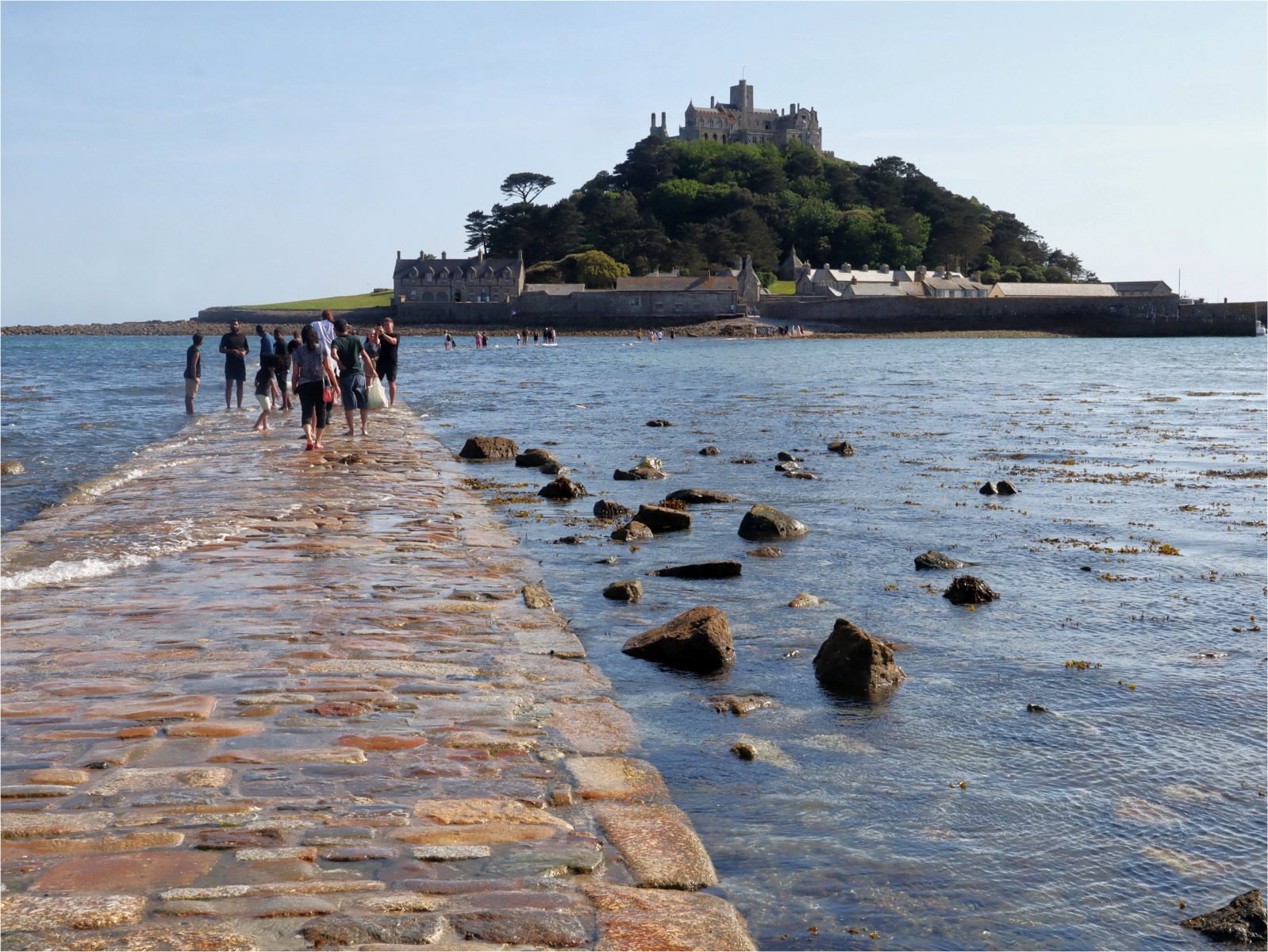 Causeway at St. Michael's Mount by Colin Pascoe