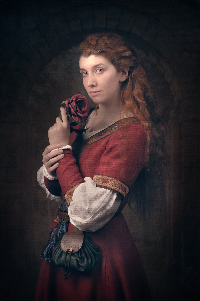 A Lady with a Rose by Jay Hallsworth DPAGB,EPSA,EFIAP,BPE3,LRPS   