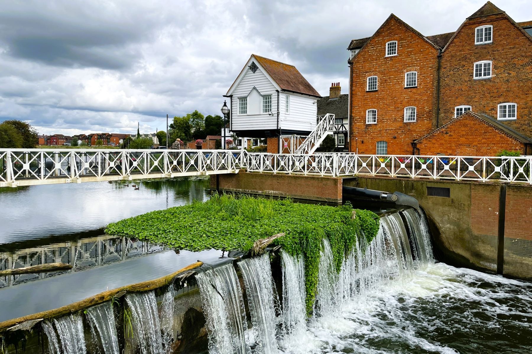 Tewkesbury Weir by Margaret Robson