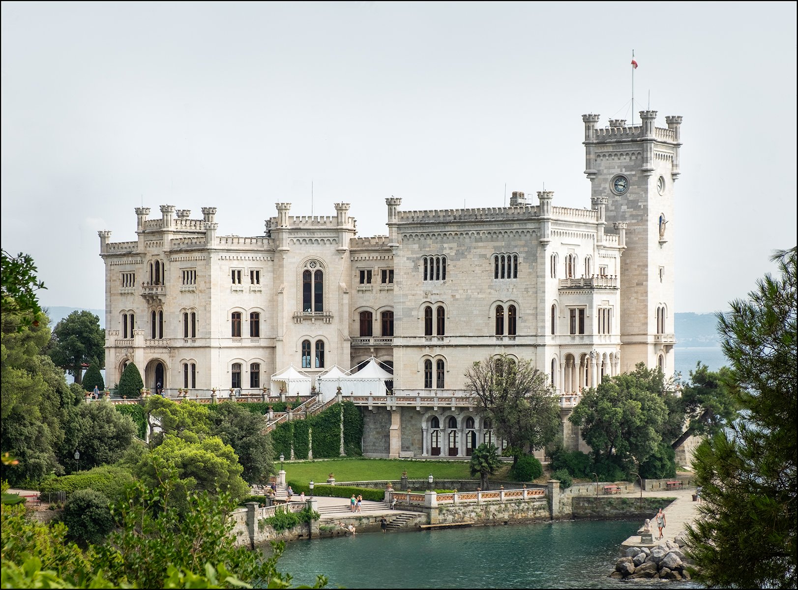 Miramare Castle Trieste by John Bridgen