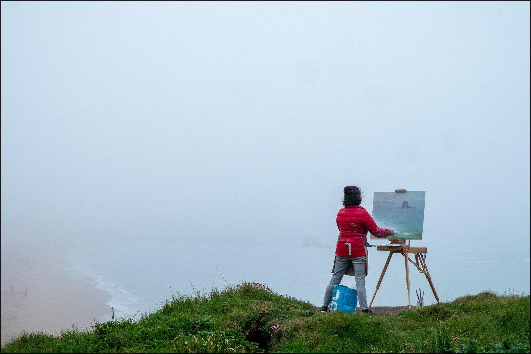 Painter in the Fog by John Bridgen