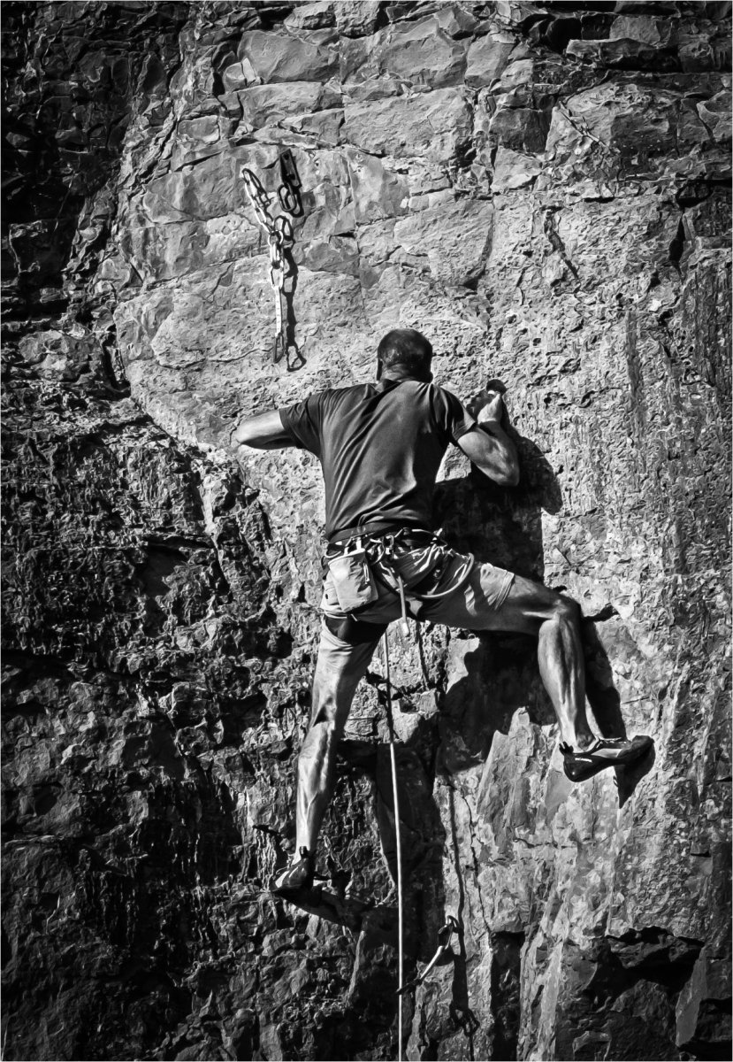 Rock Climber by Janet Lancaster