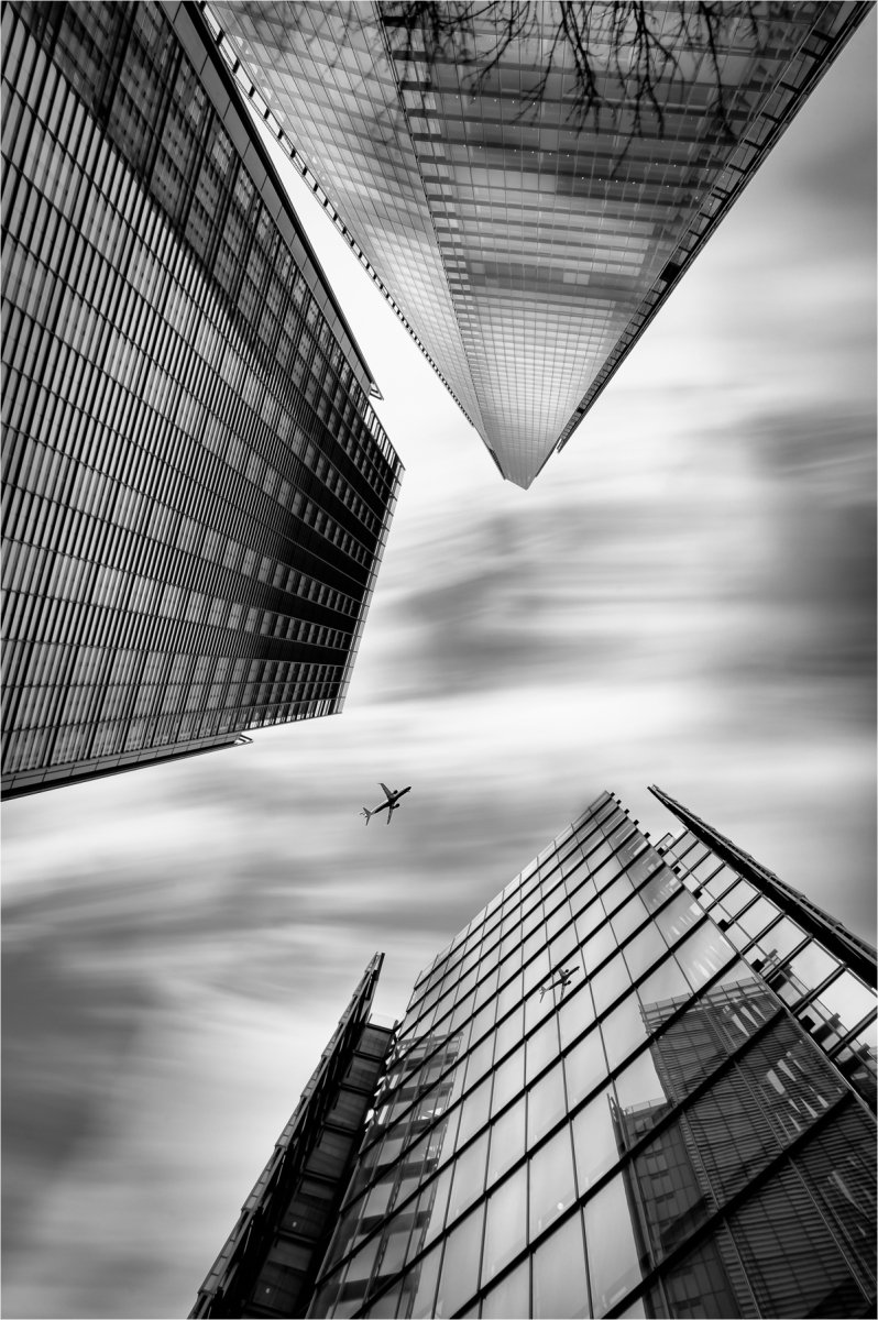 Looking up in the Shard Quartar by Jay Hallsworth DPAGB,EPSA,EFIAP,BPE3,LRPS 