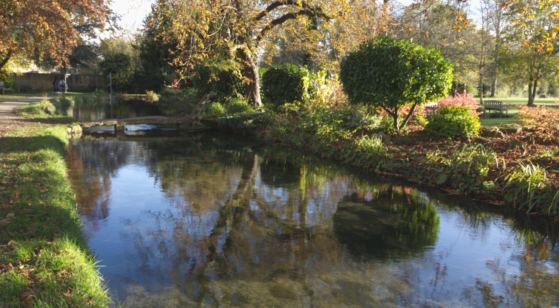 Lower Slaughter Reflections by Colin Pascoe