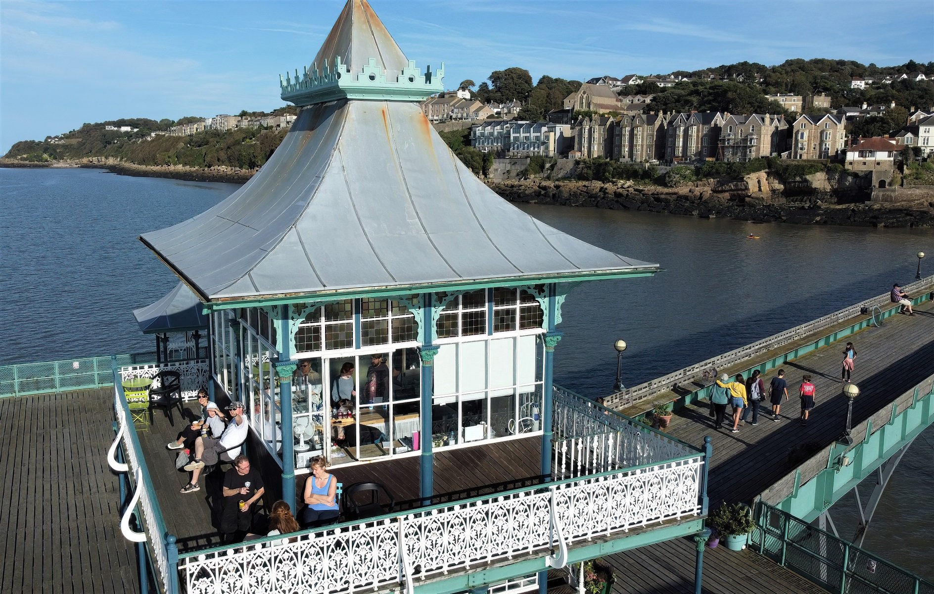 Pagoda Cafe, Clevedon Pier by Mark Savagar