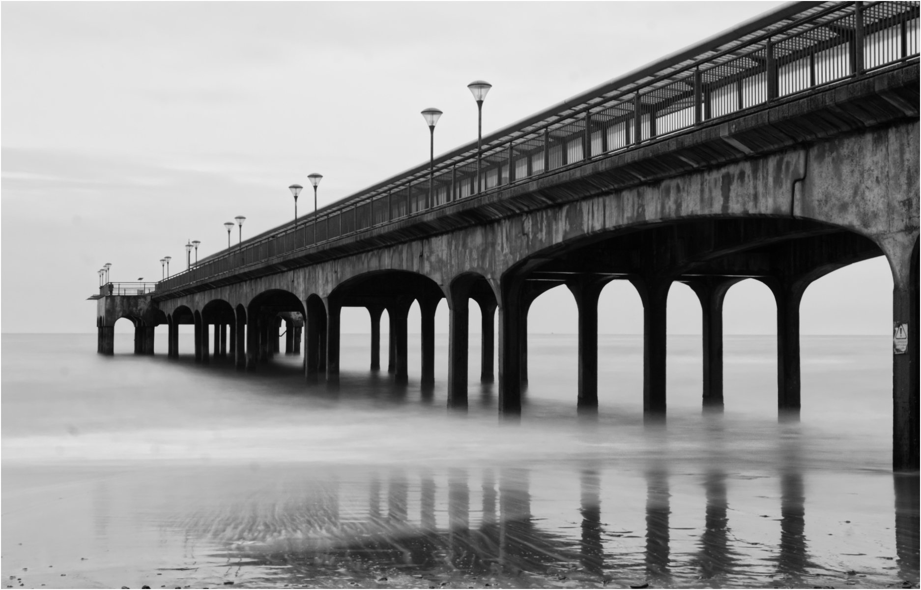 Boscombe Pier by Colin Pascoe