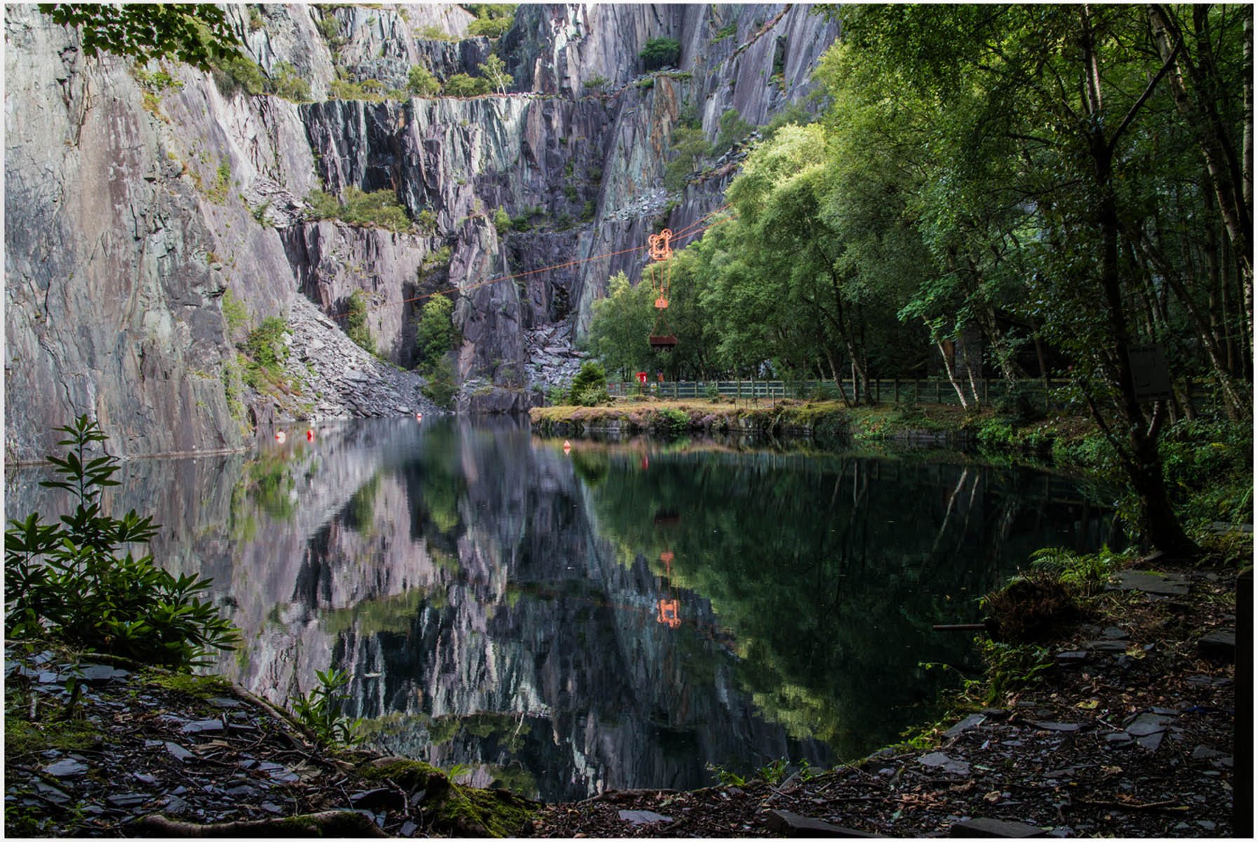 Disused Slate Quarry - Wales by Mike Peak