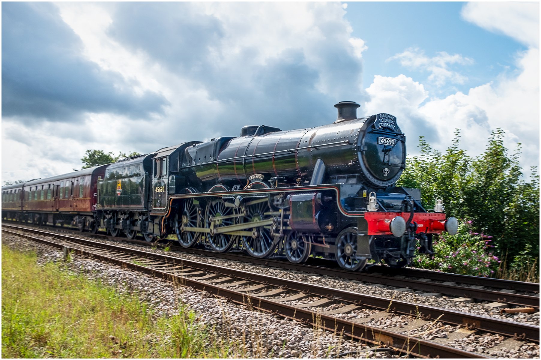 Thundering Through Stonehouse at 70mph by John Bridgen