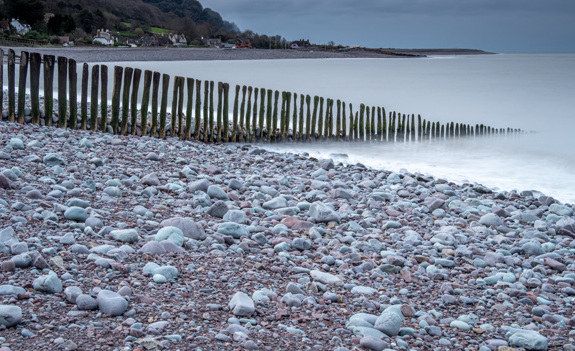 Porlock Groynes by Angela Danby Second Place