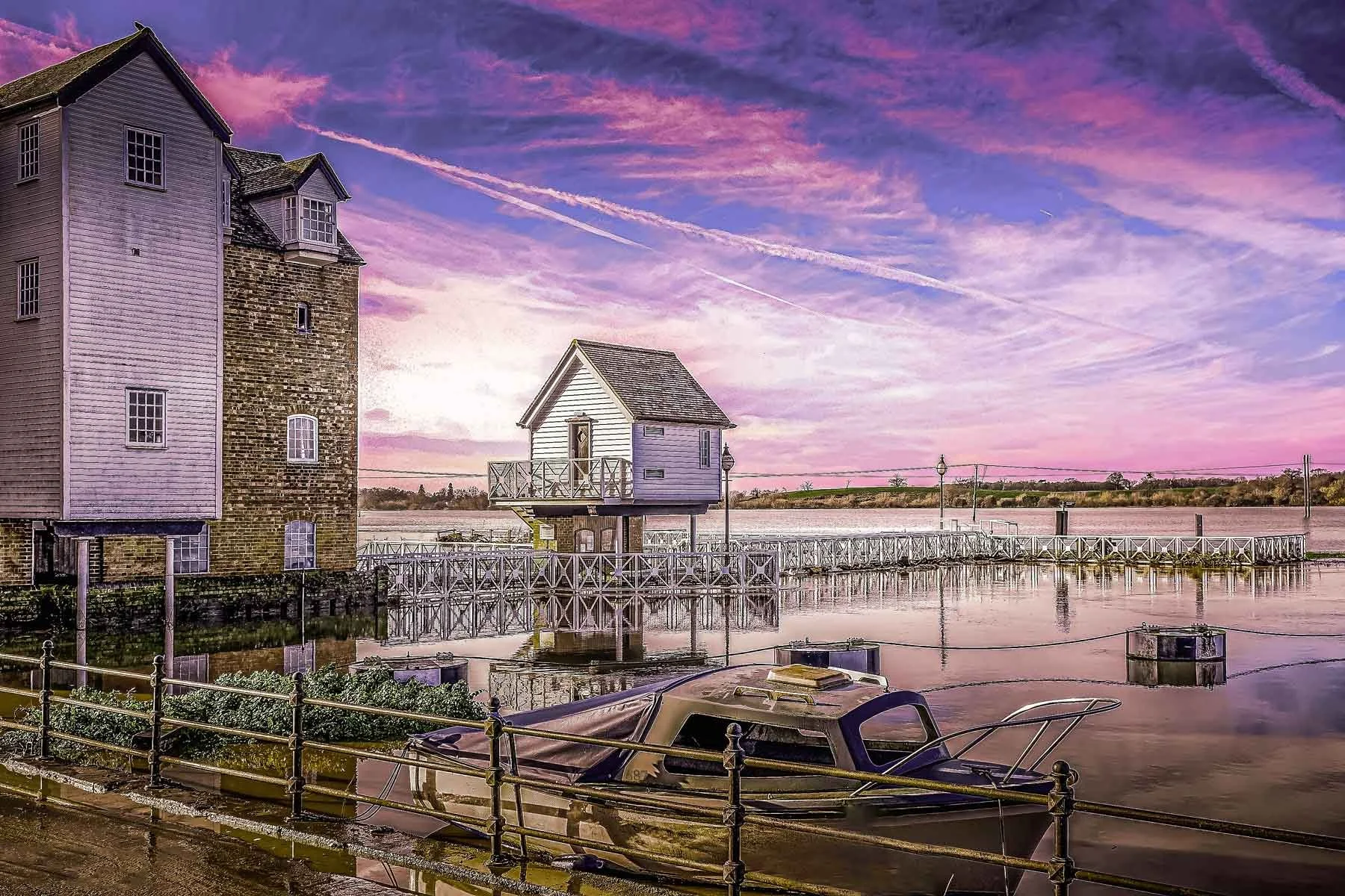 Floods at Abbey Mill by Suzanne Mellor 19 pts