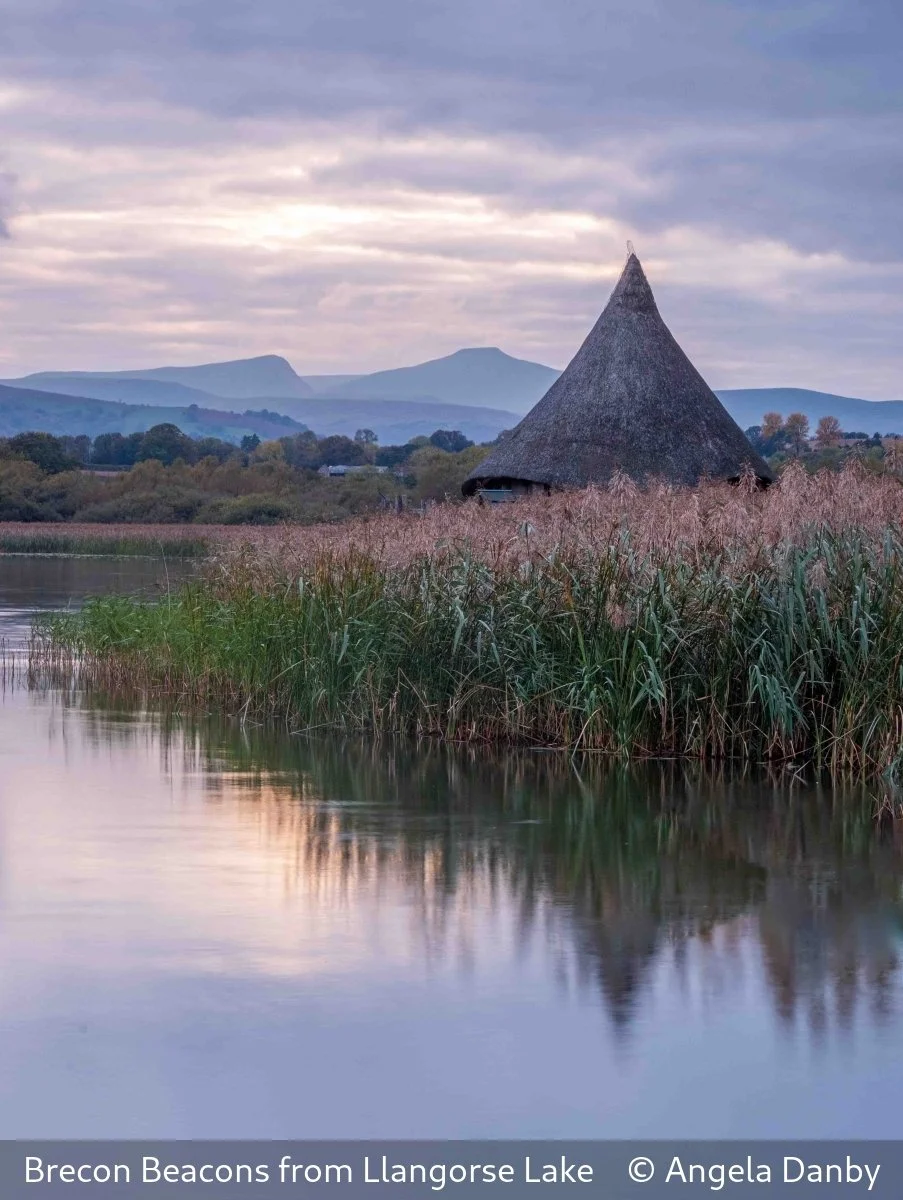 17_Brecon Beacons from Llangorse Lake_Angela Danby_.jpg