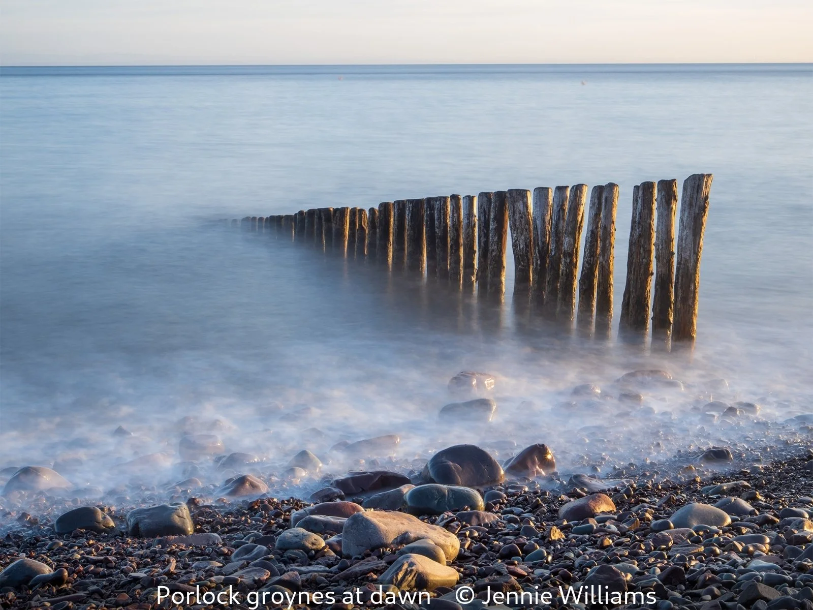 19_Porlock groynes at dawn_Jennie Williams_.jpg