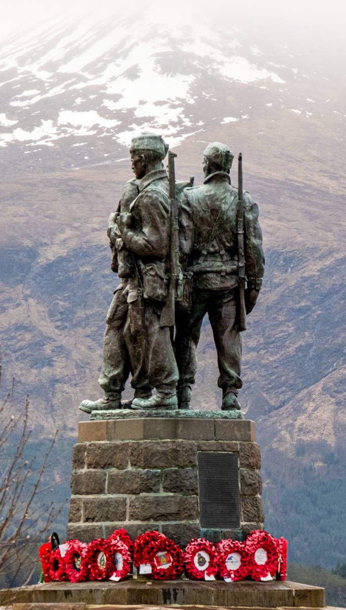 The Commando Memorial by Angela Danby 16 points