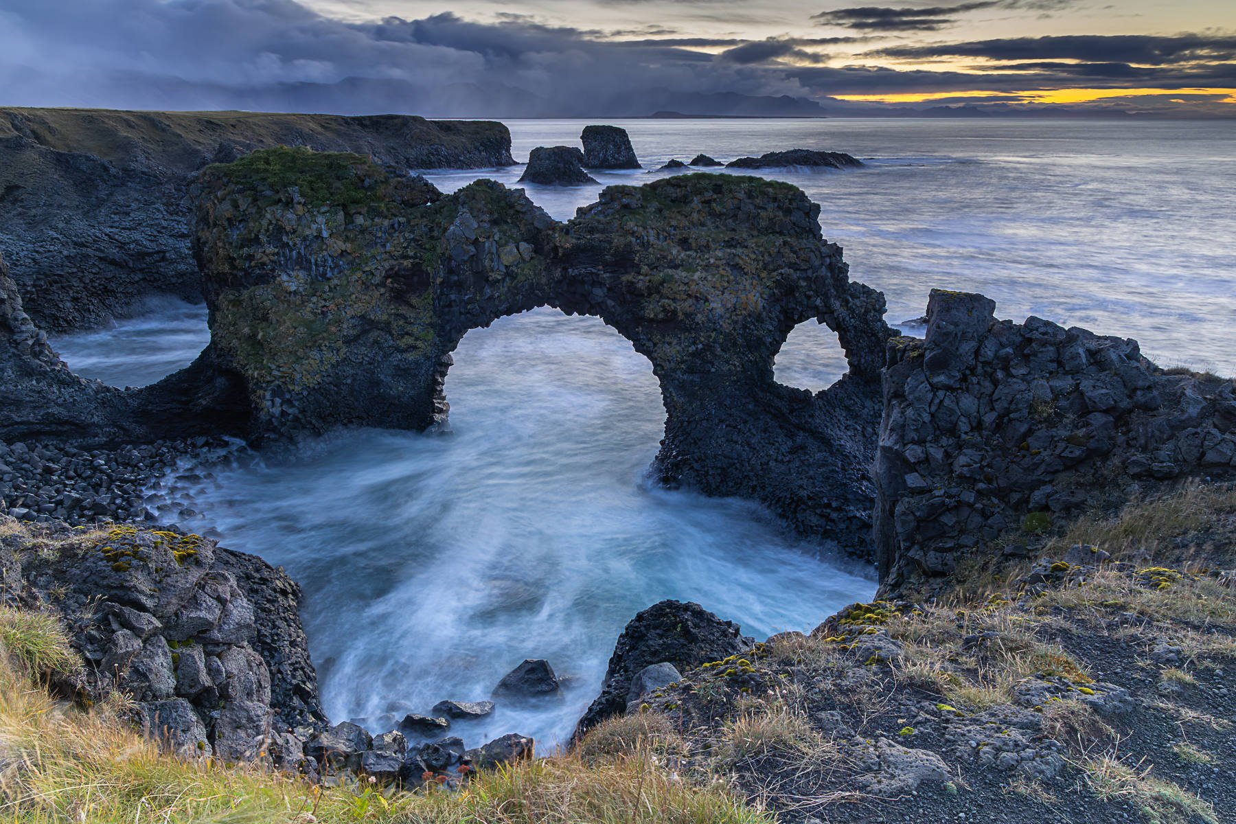Hellnar Arch at Sunrise by Chris Knight 20 pts
