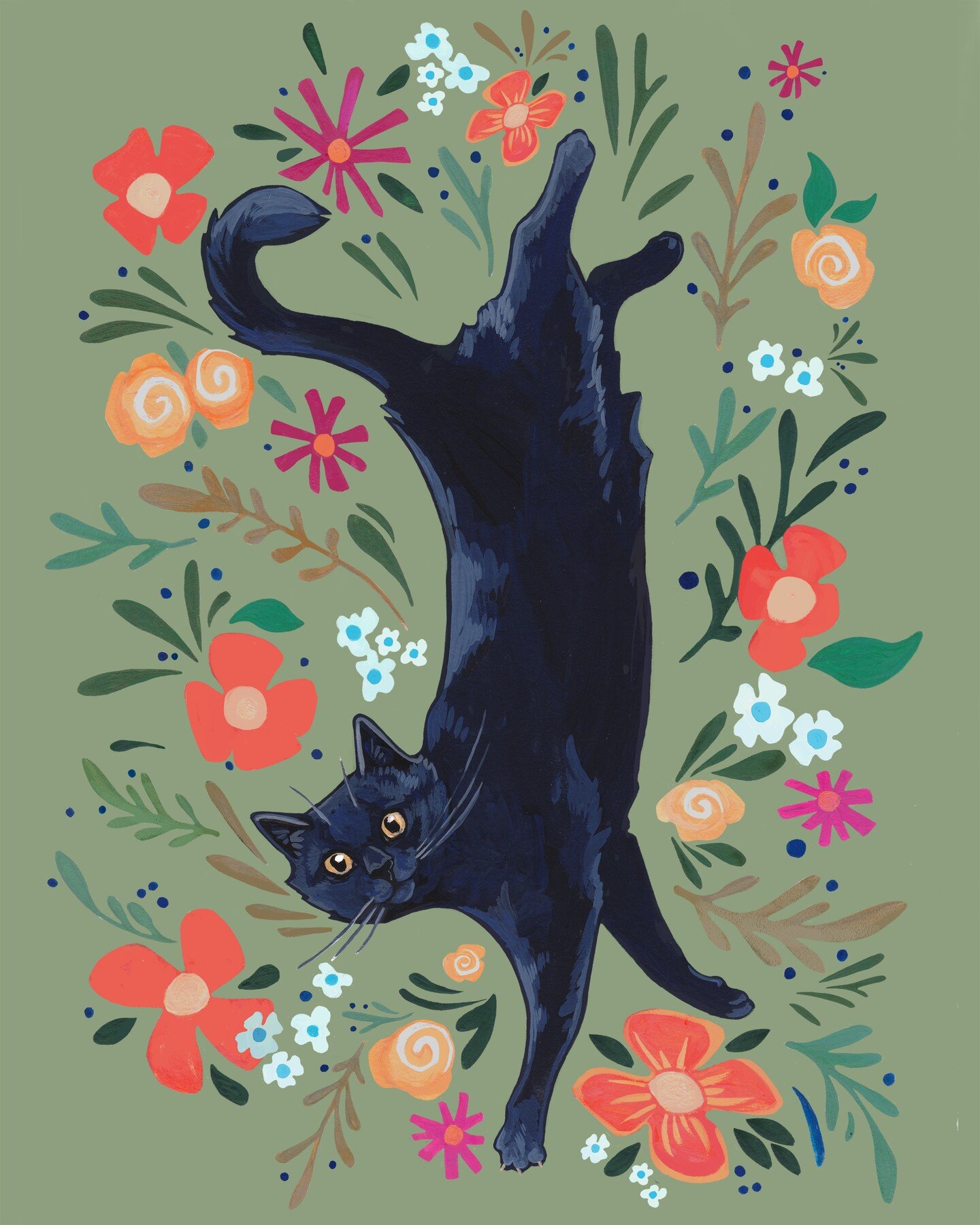 It's still #internationalcatday, right?!

Happy day to all of my favorite feline friends! Even the ones who meow at me excessively for dinner (looking at you, Lily)

Gouache and digital, print size 8x10&quot; (coming soon!)

#internationalcatday2022 