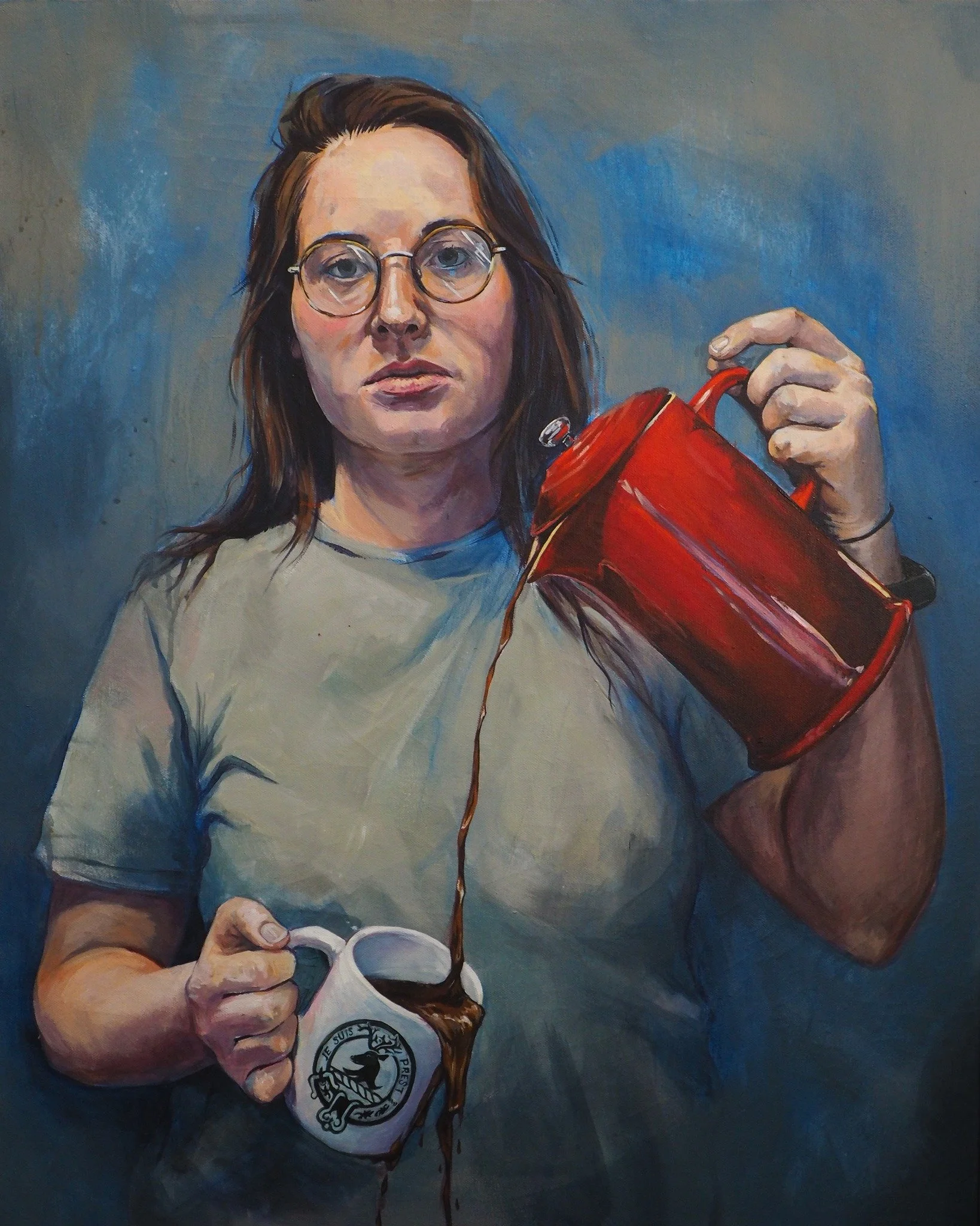 I'm thrilled to announce that my self portrait "Unready" was selected as one of the top 5 entries in @studioslew 's juried self portrait contest out of nearly 1300 pieces.

Thank you to the judges @alpay_efe and @slewp ! There were so many 