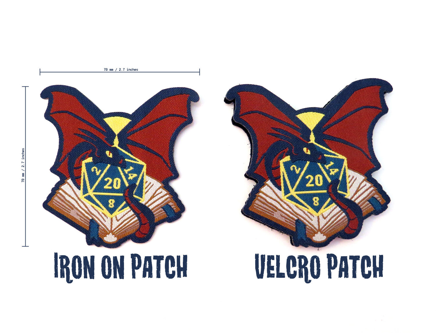 How to convert an iron-on patch into a Velcro patch without having