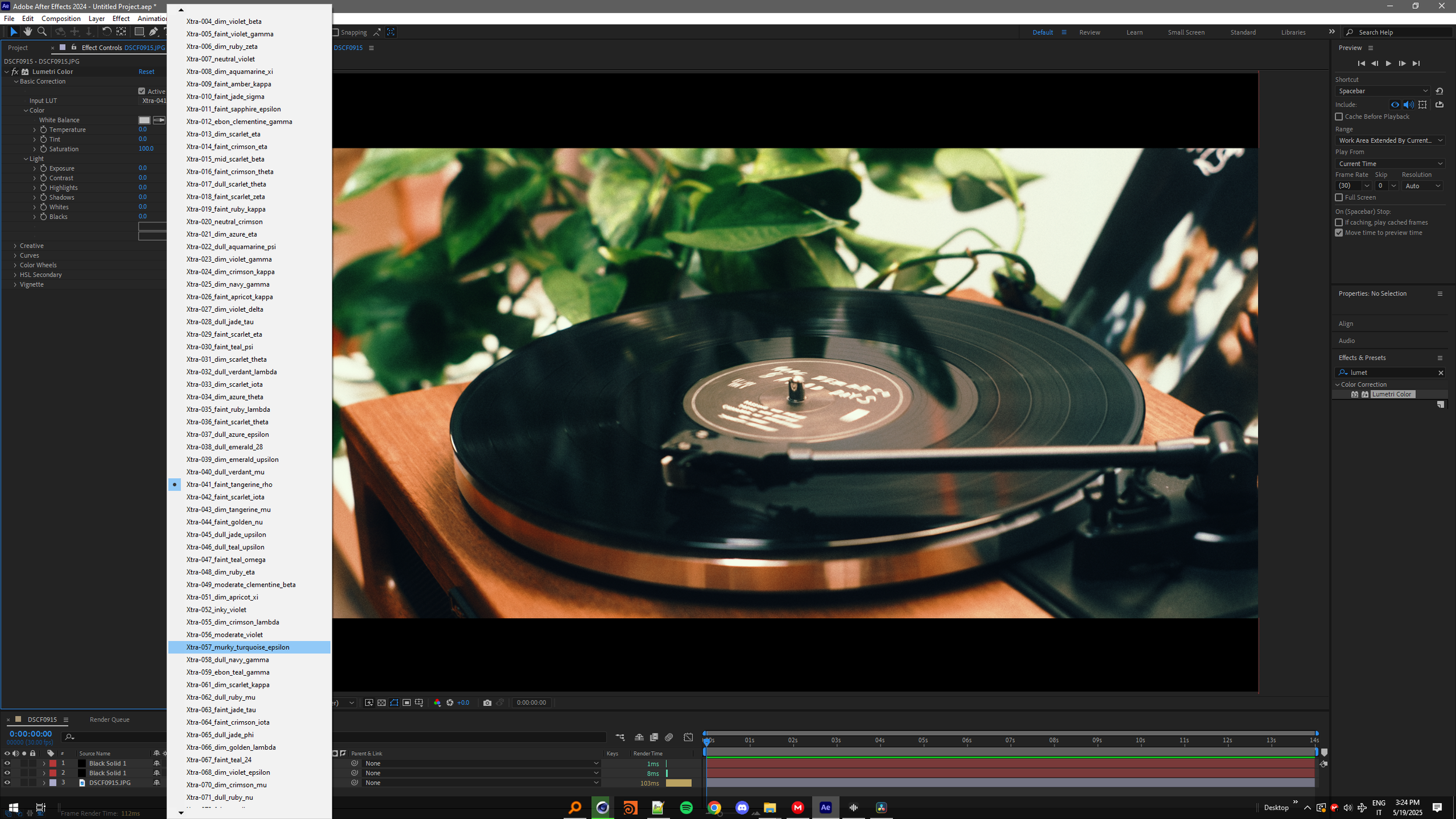 Hypergrade in After Effects